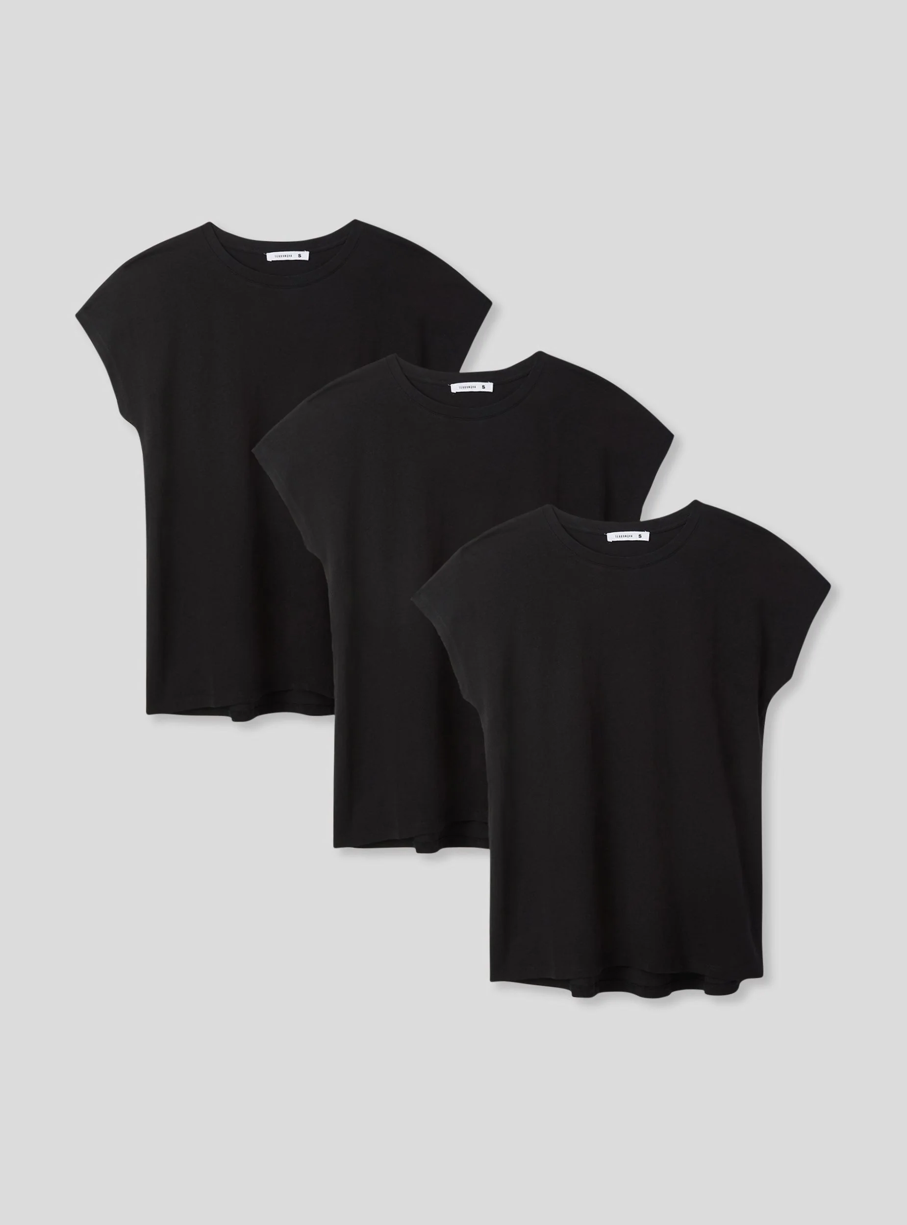 Pack 3 t-shirt ampie tinta unita - Image 8
