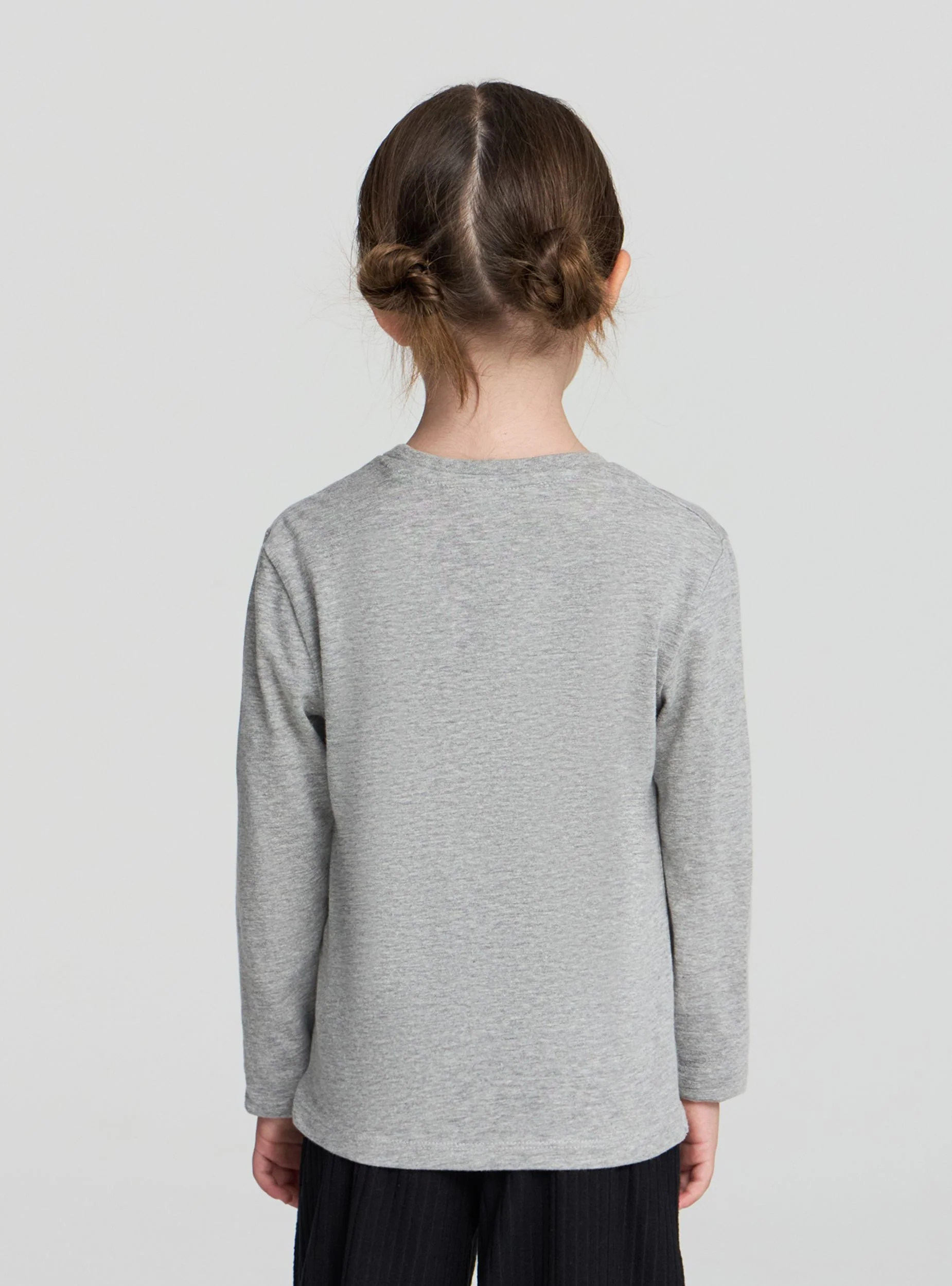 Pack 3 t-shirt manica lunga tinta unita - Image 3