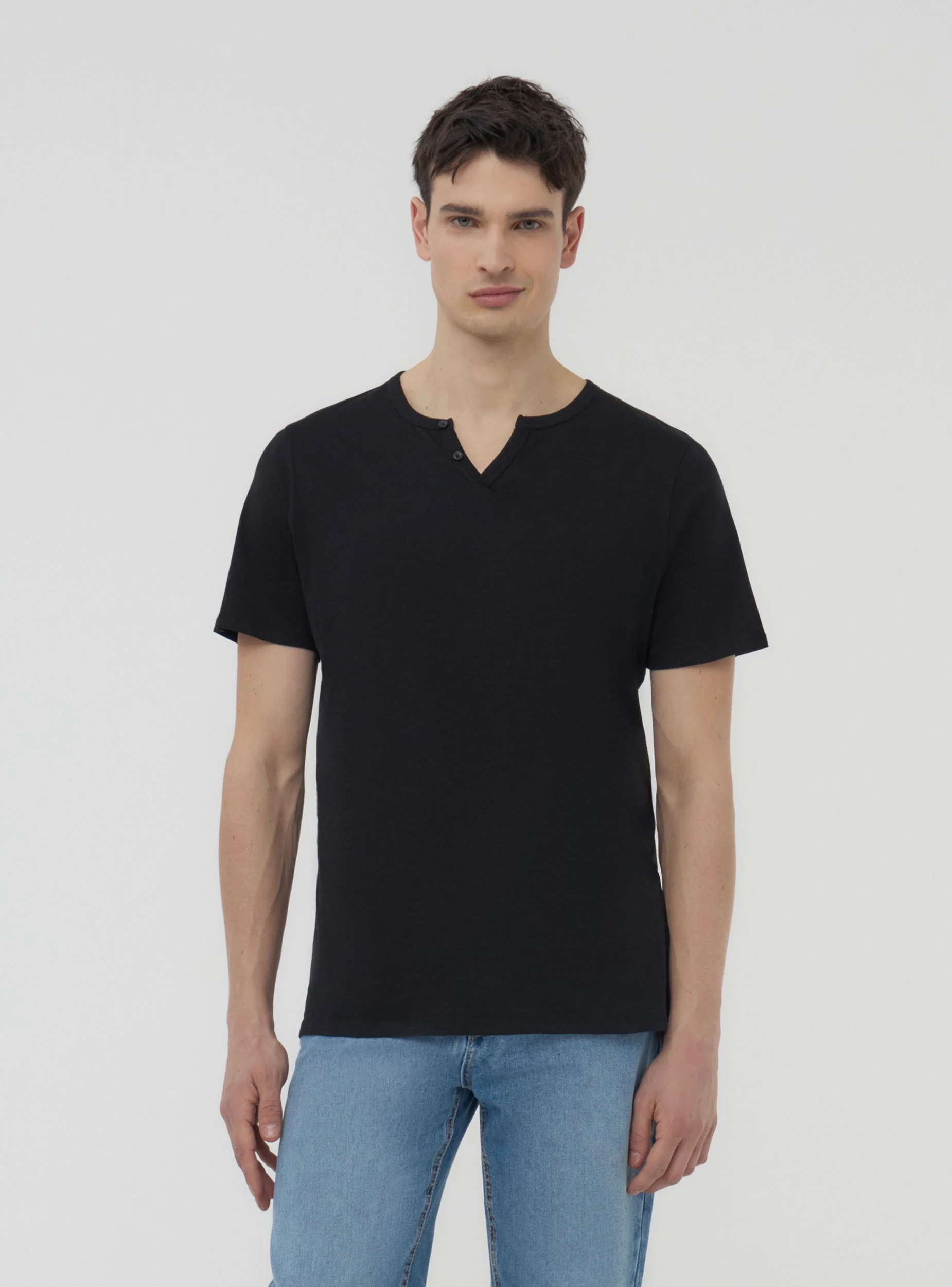 Pack 3 t-shirt serafino tessuto fiammato - Image 6