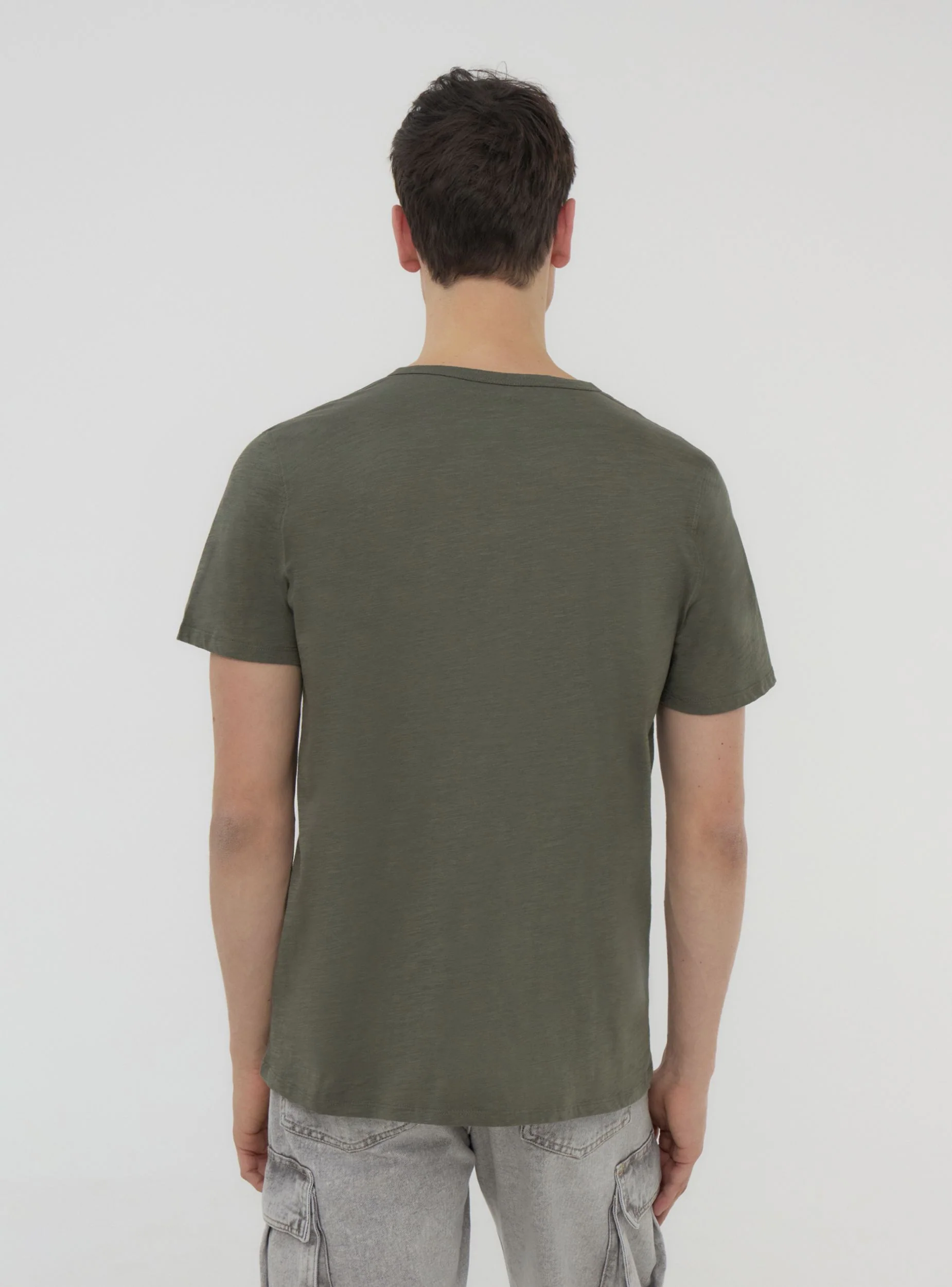 Pack 3 t-shirt serafino tessuto fiammato - Image 2