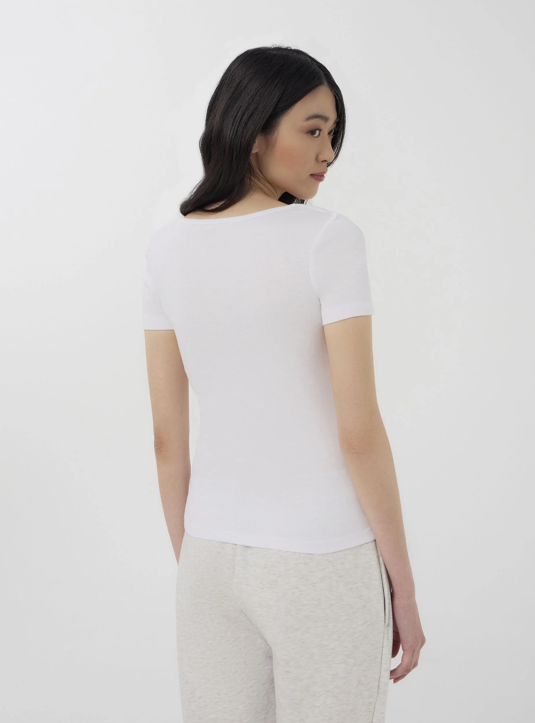 Pack 3 t-shirt serafino tinta unita - Image 3