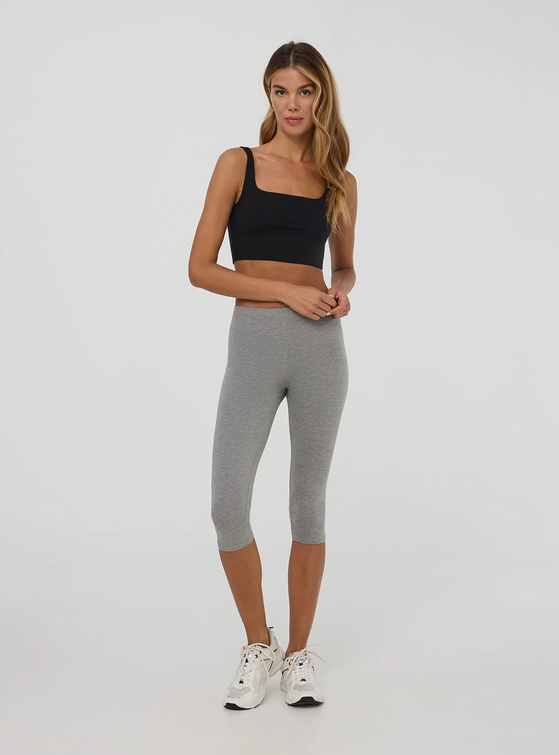 Pack 3 top bra con scollo quadrato