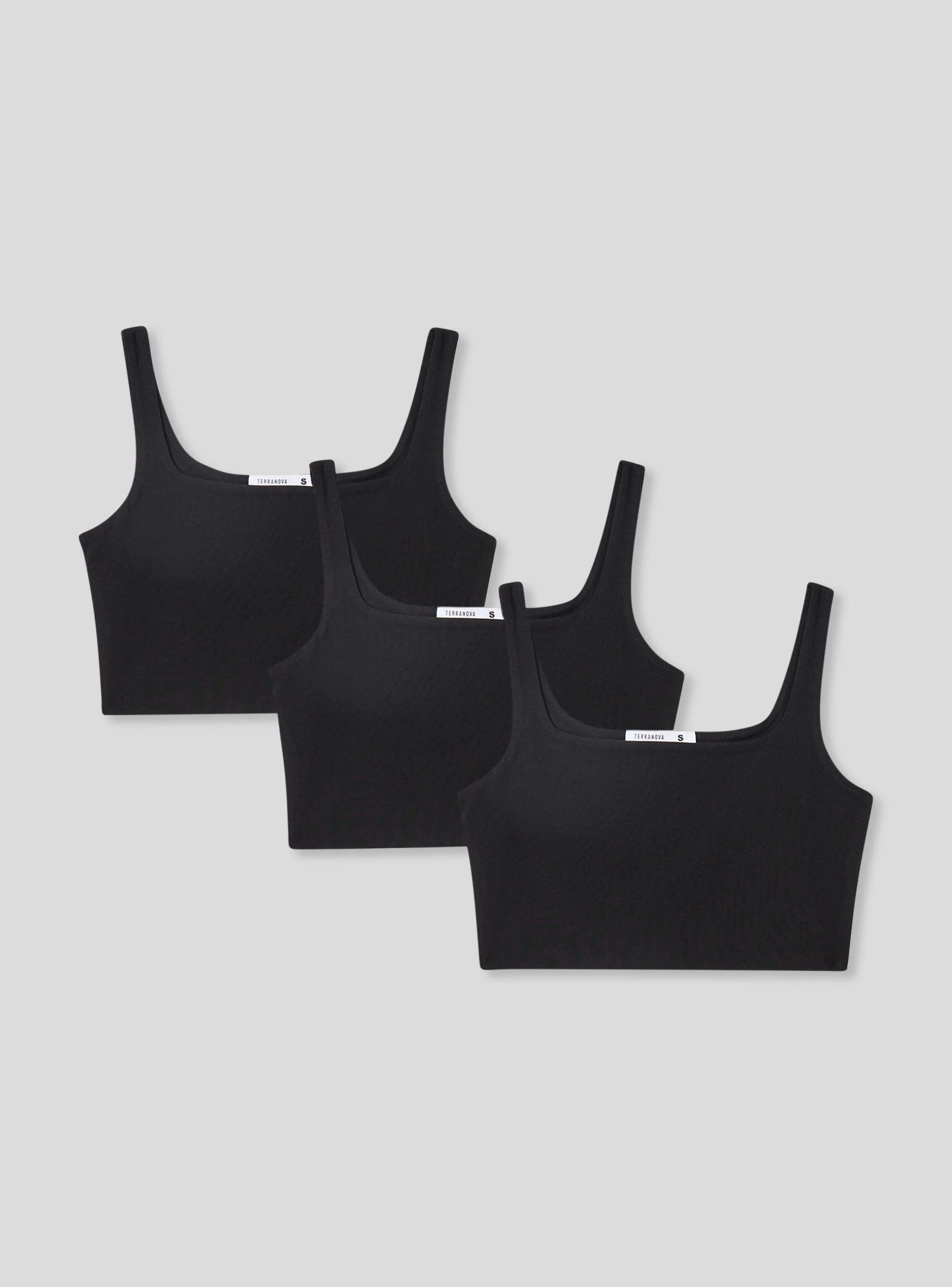 Pack 3 top bra con scollo quadrato - Image 5