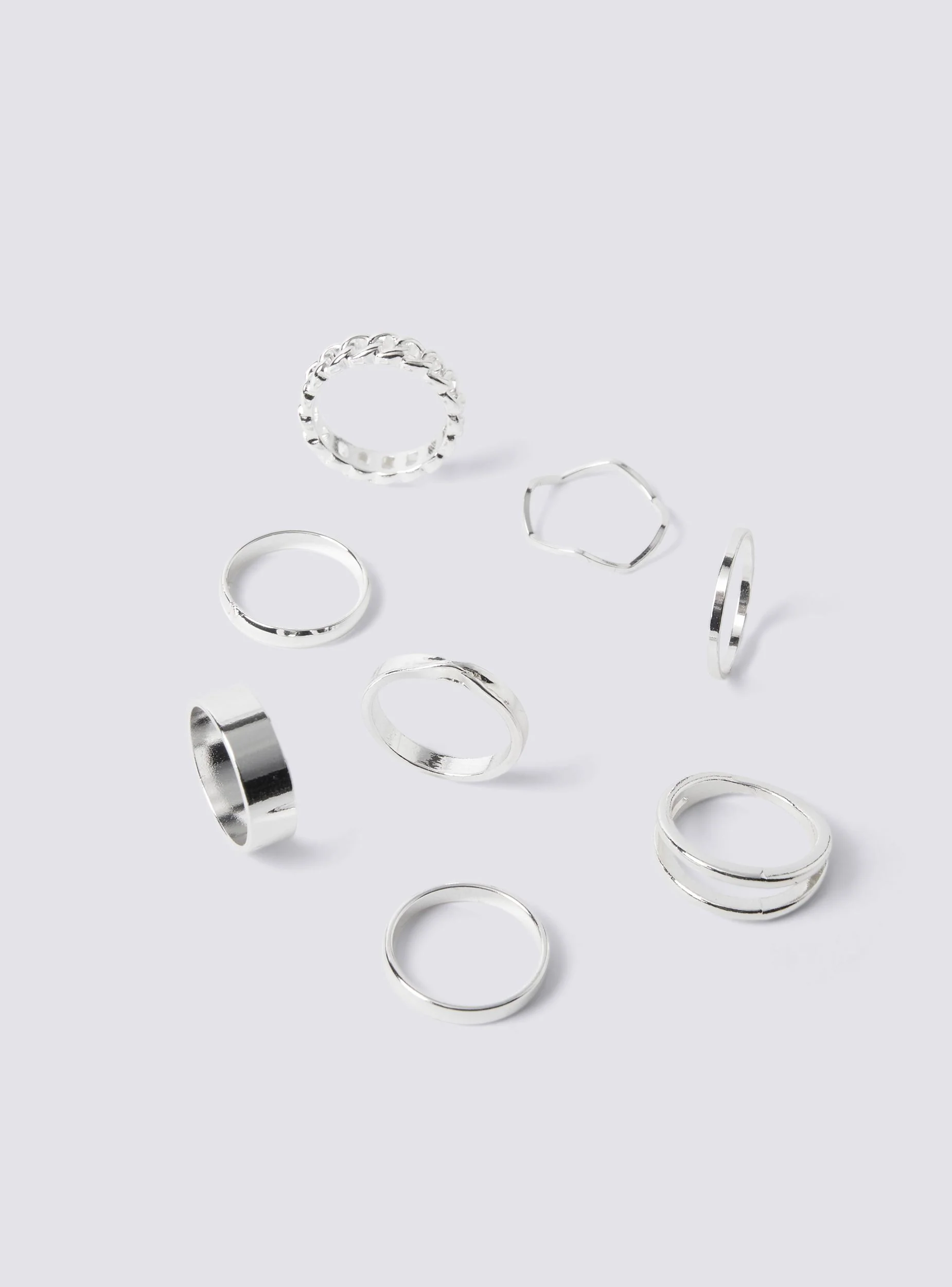 Pack 8 anelli fedine varie forme - Image 5