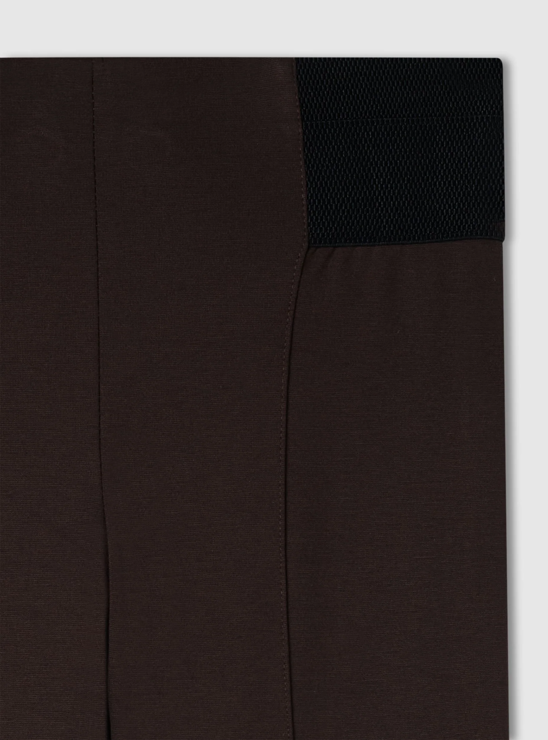Panta-leggings tinta unita con elastico in vita - Image 6