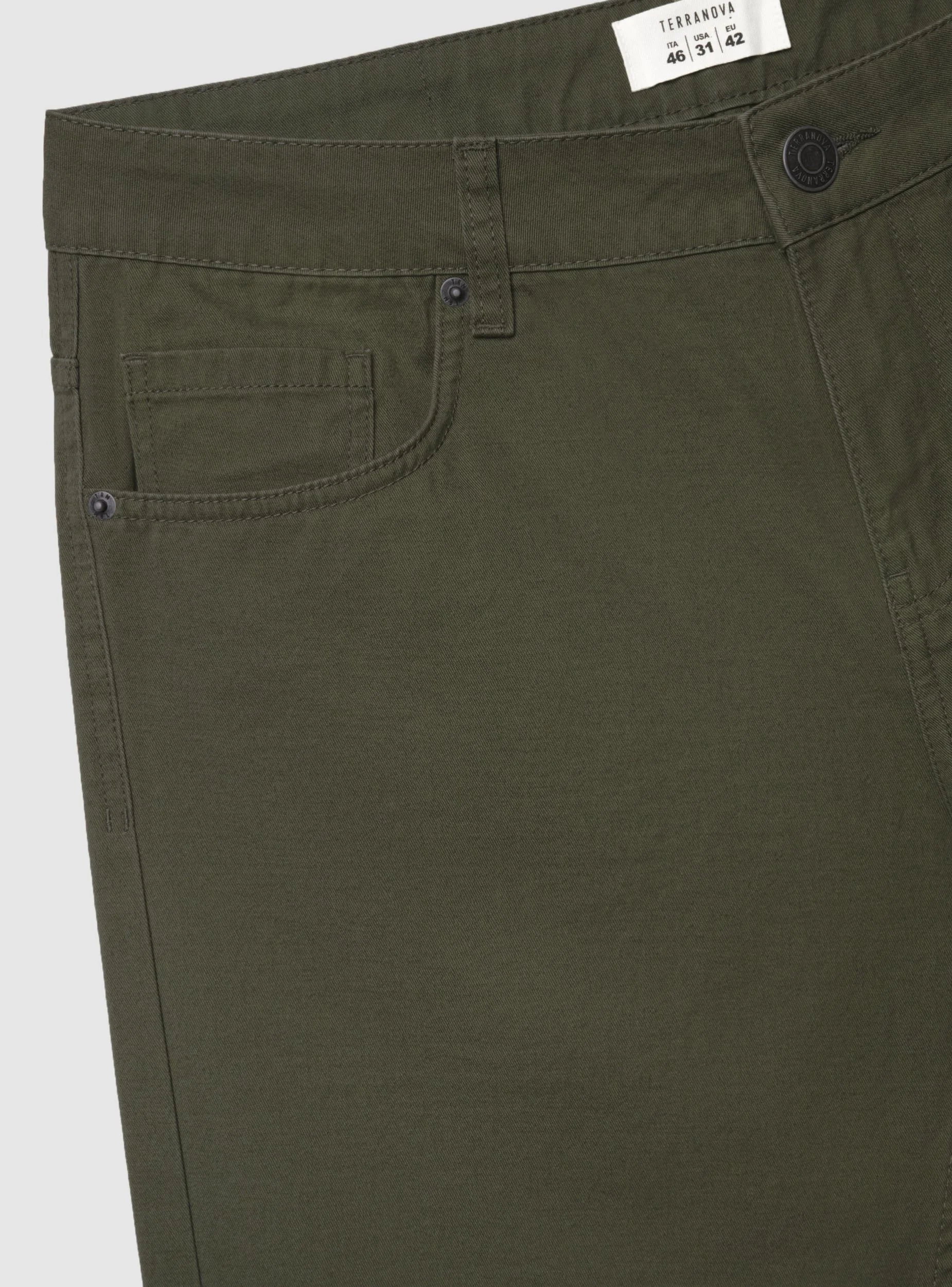 Pantaloncini a 5 tasche con risvolto - Image 7