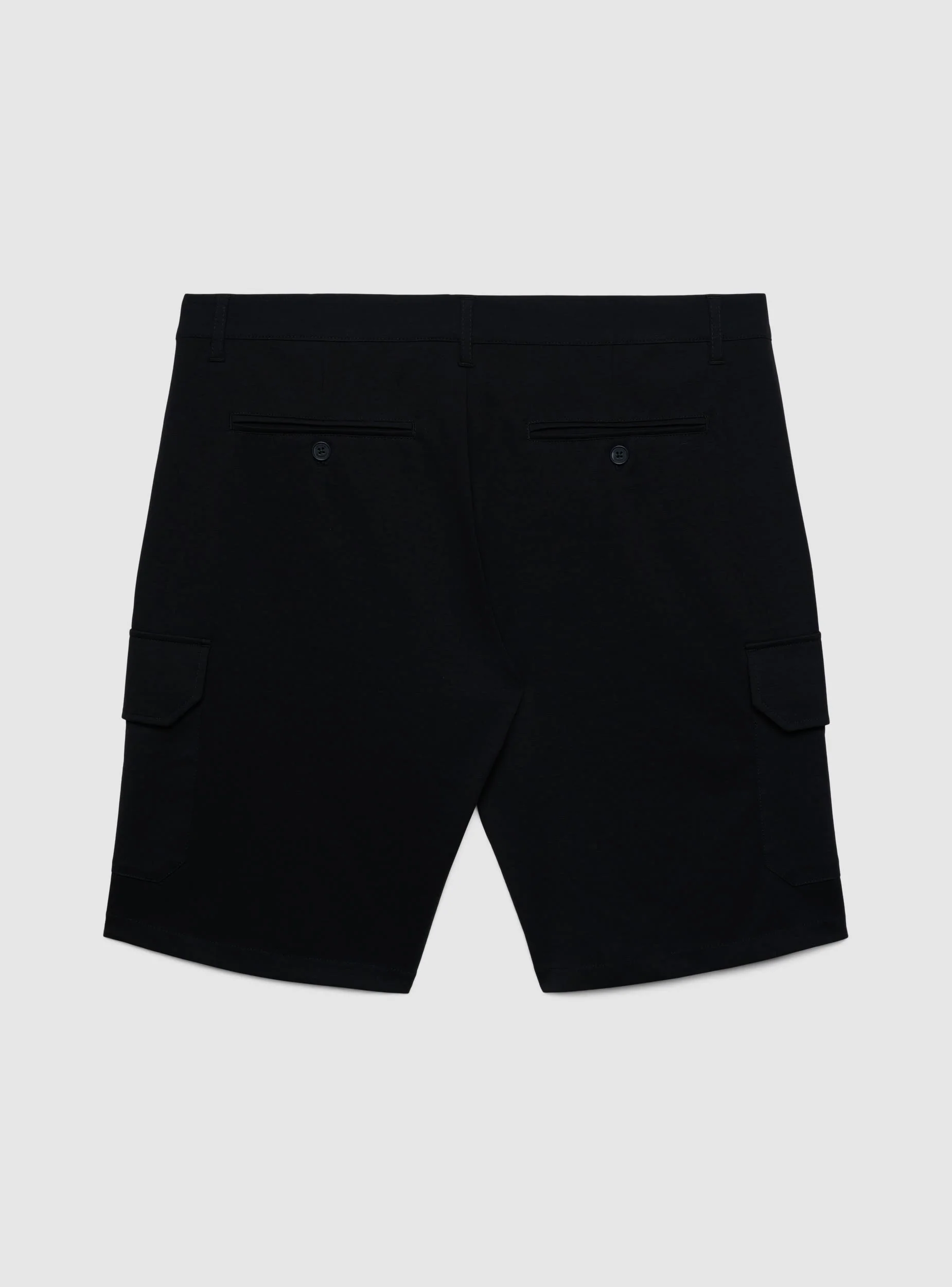 Pantaloncini cargo a tinta unita - Image 5