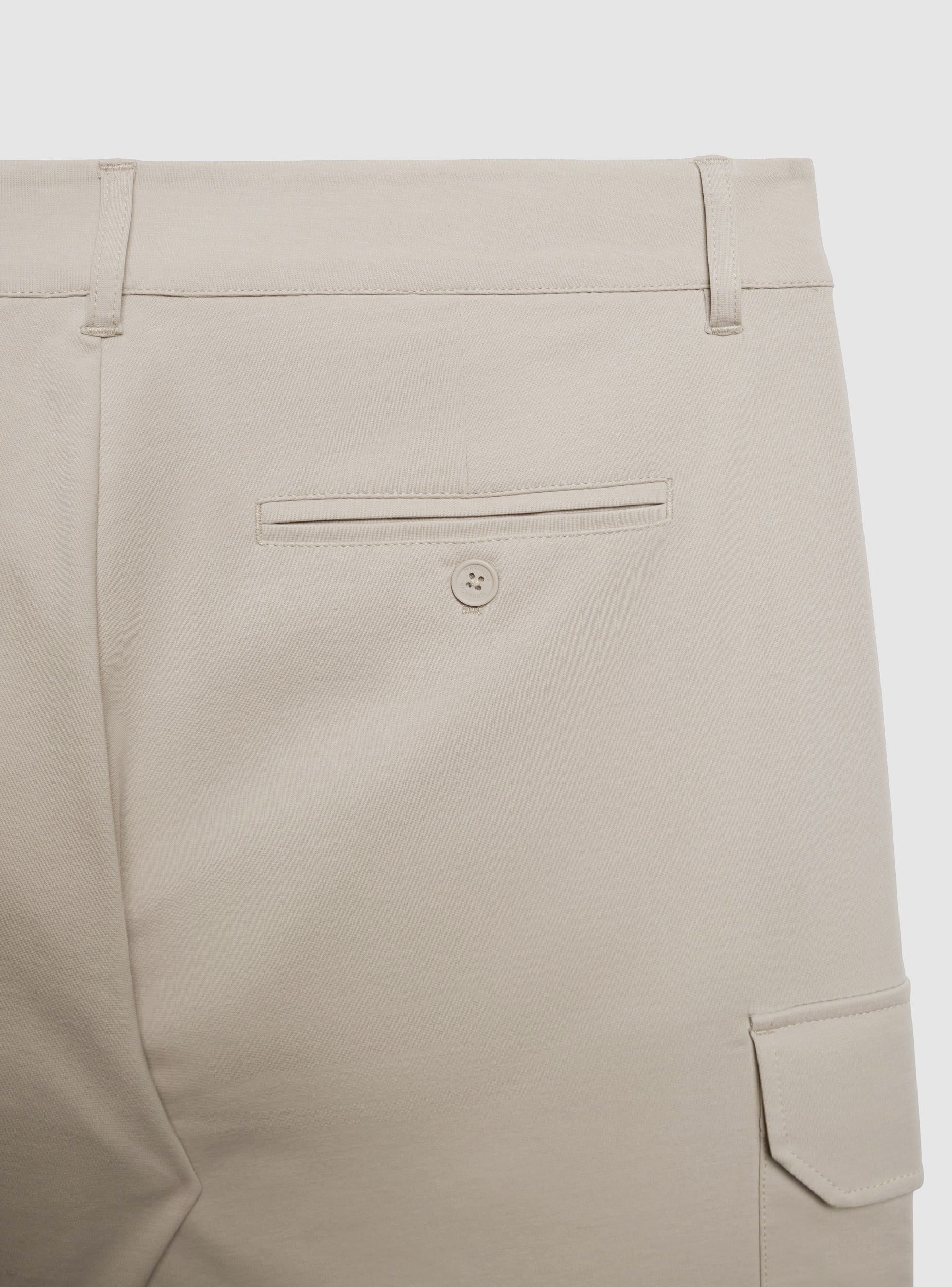 Pantaloncini cargo a tinta unita - Image 6