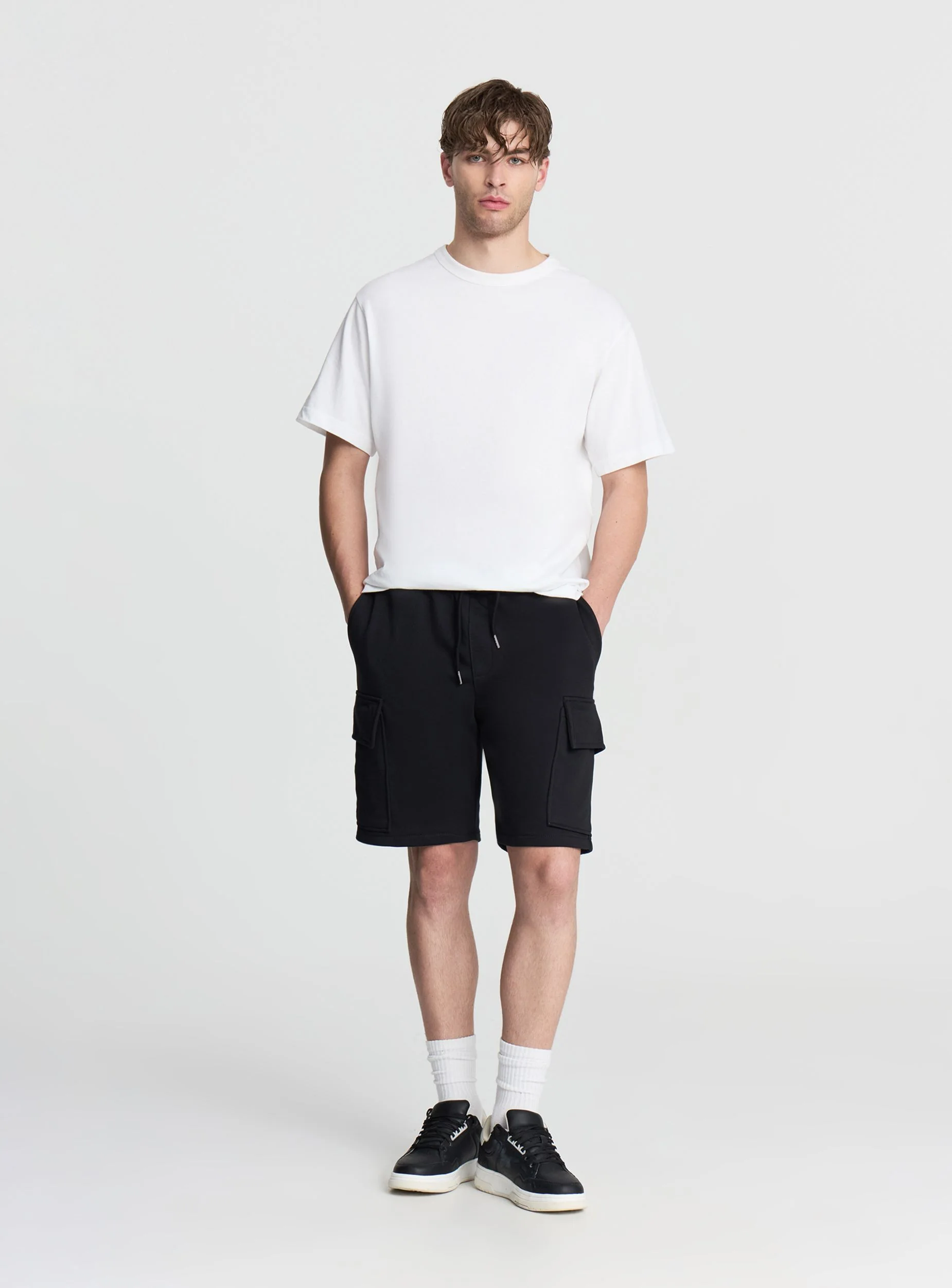 Pantaloncini cargo con coulisse