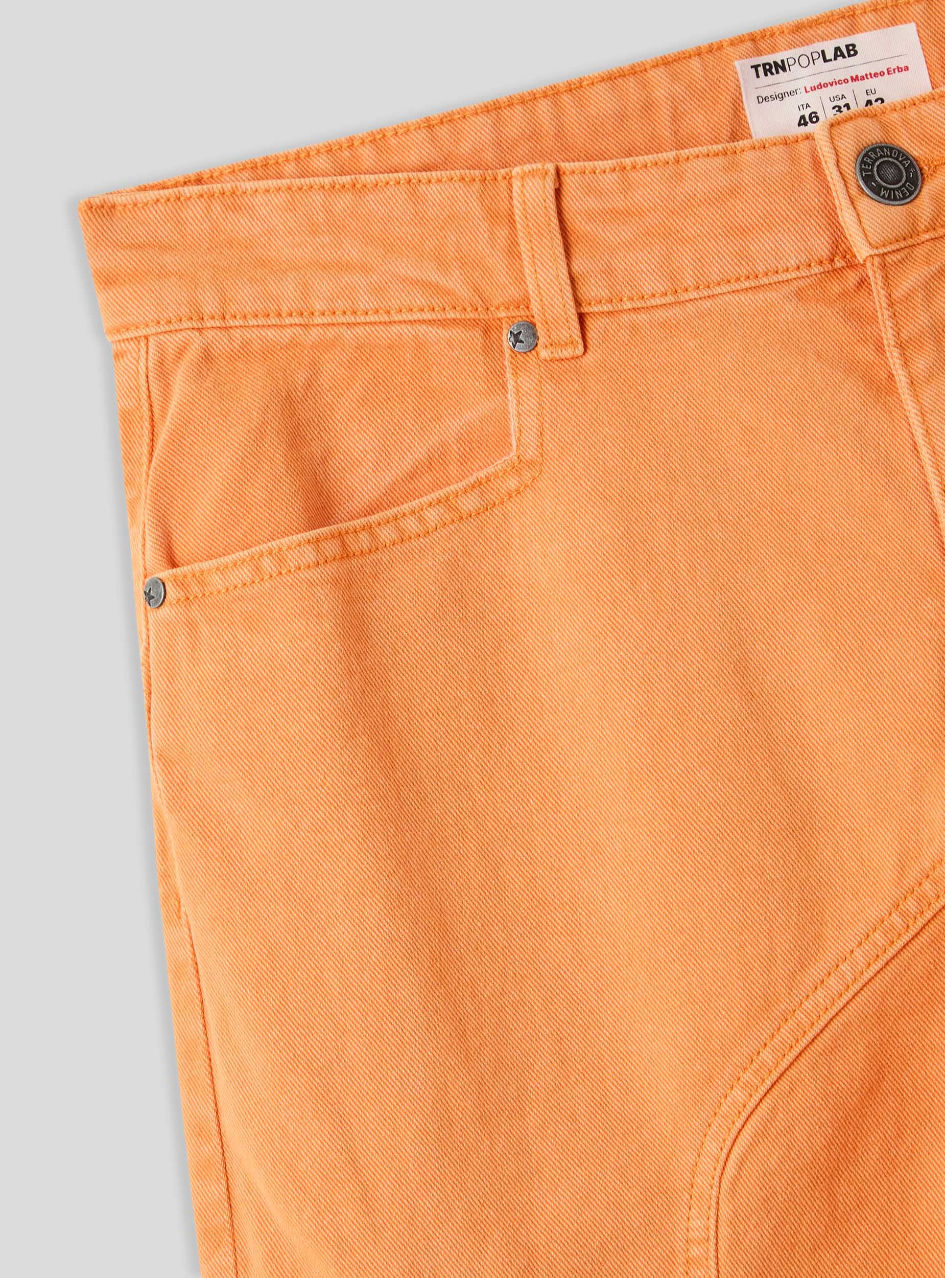 Pantaloncini cargo con tasche e zip TRNPOPLAB - Image 8