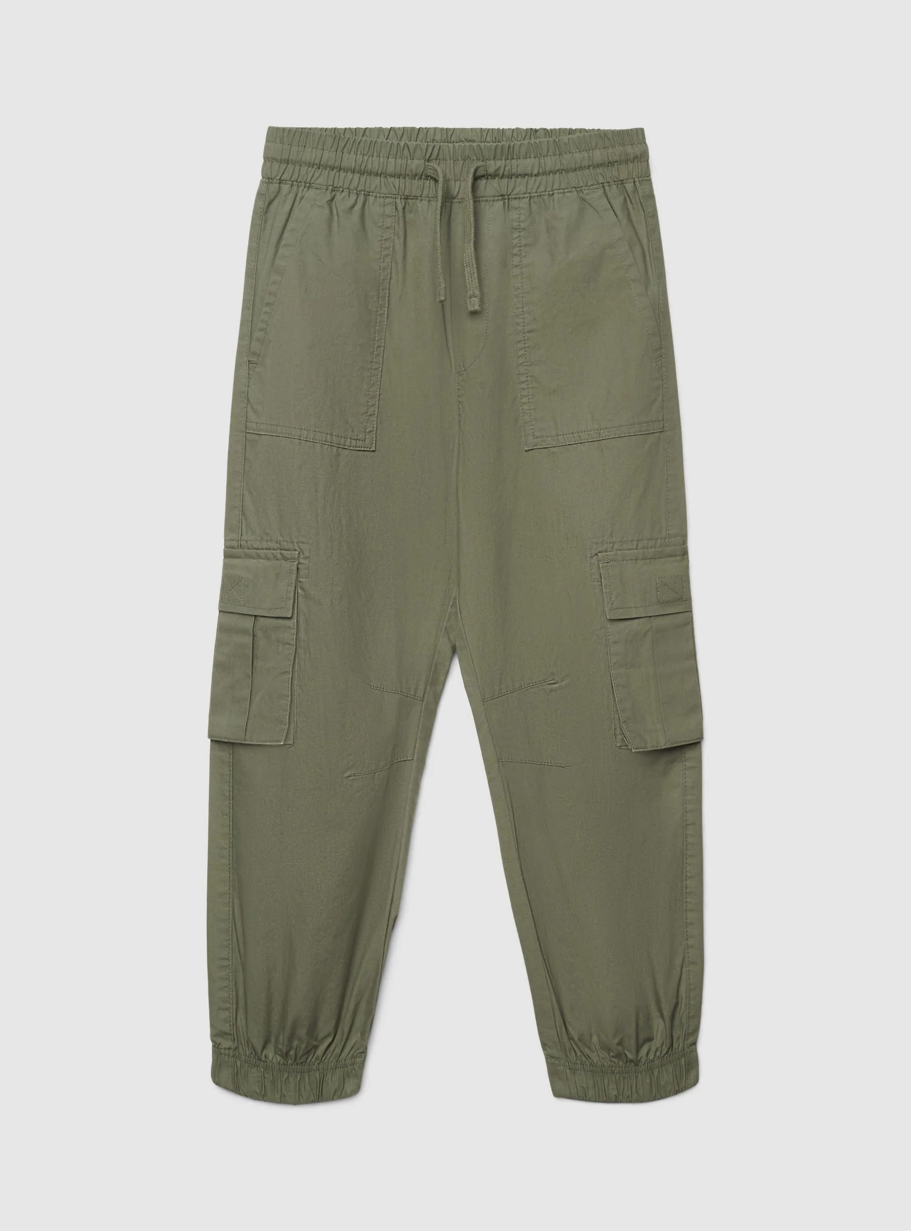 Pantaloncini cargo tinta unita - Image 6