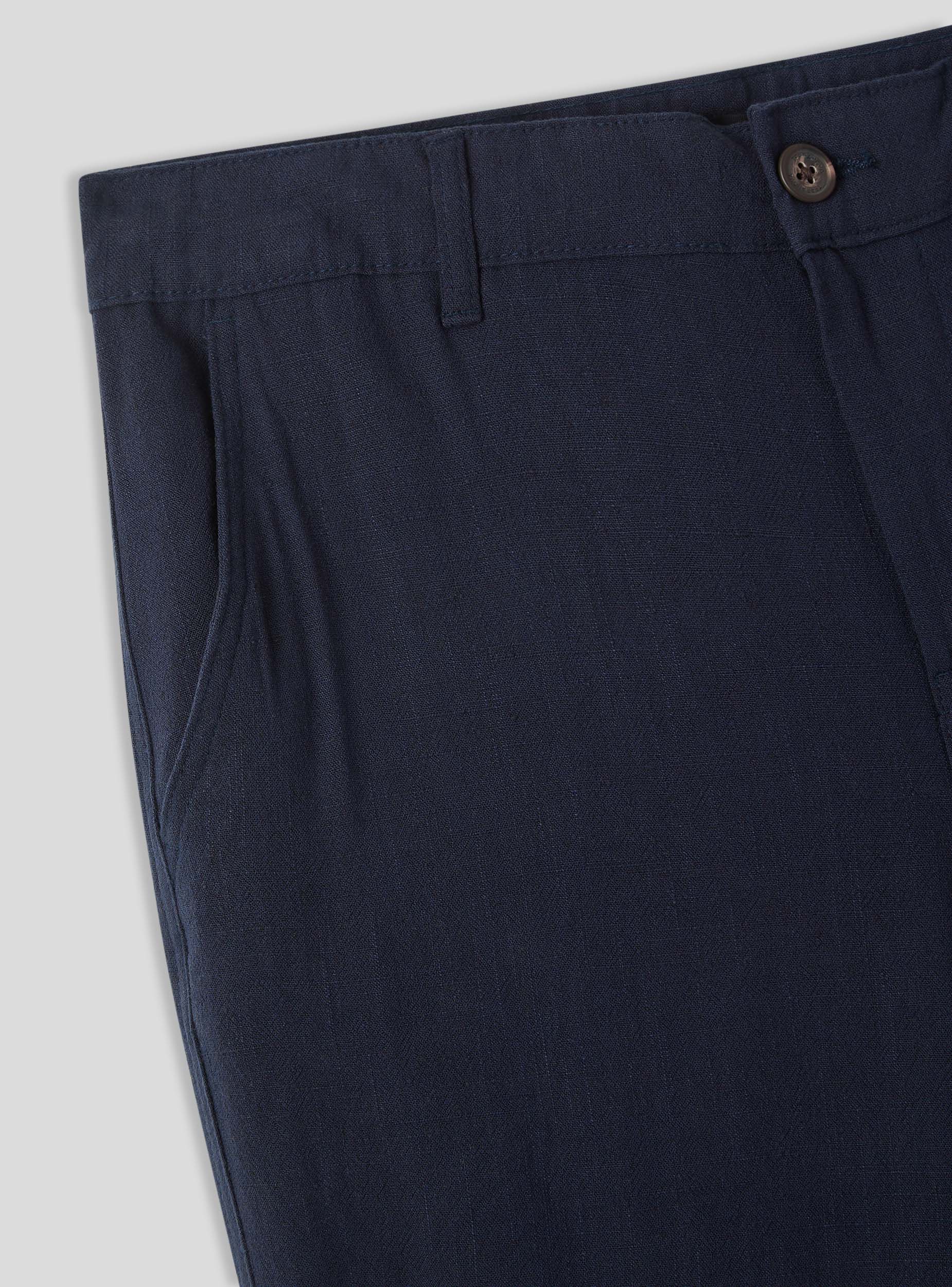 Pantaloncini chino in misto lino - Image 5