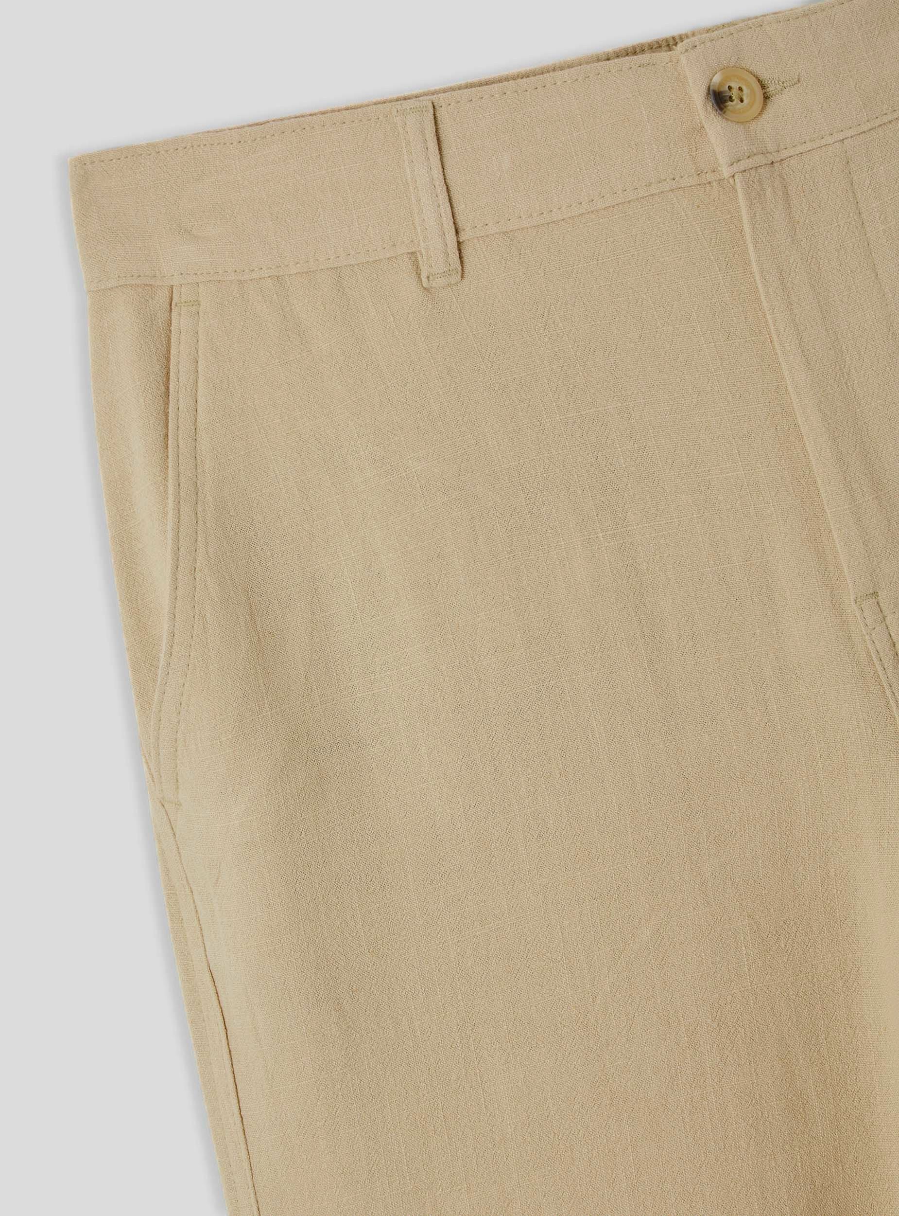 Pantaloncini chino in misto lino - Image 5