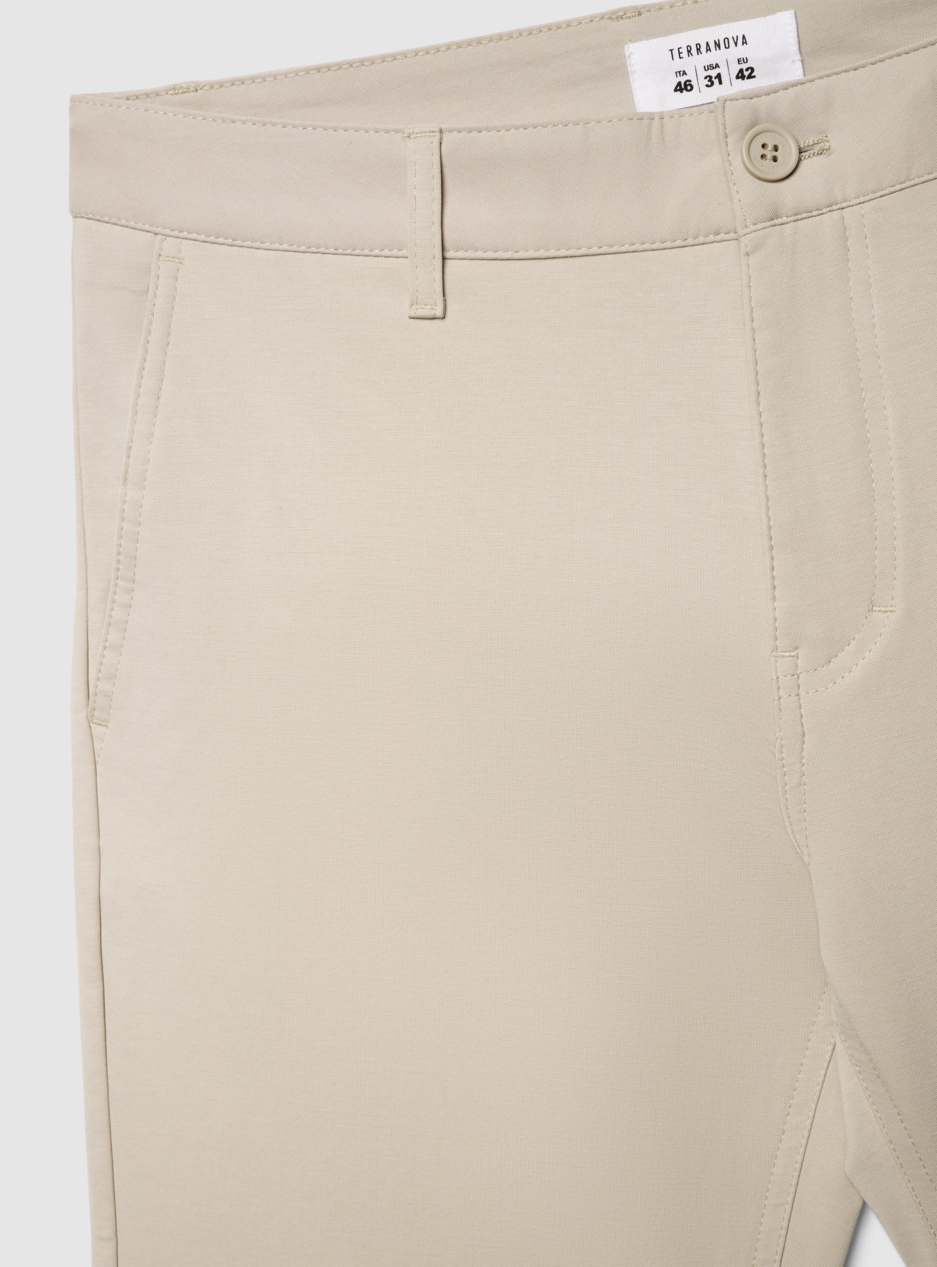 Pantaloncini chinos a tinta unita - Image 5