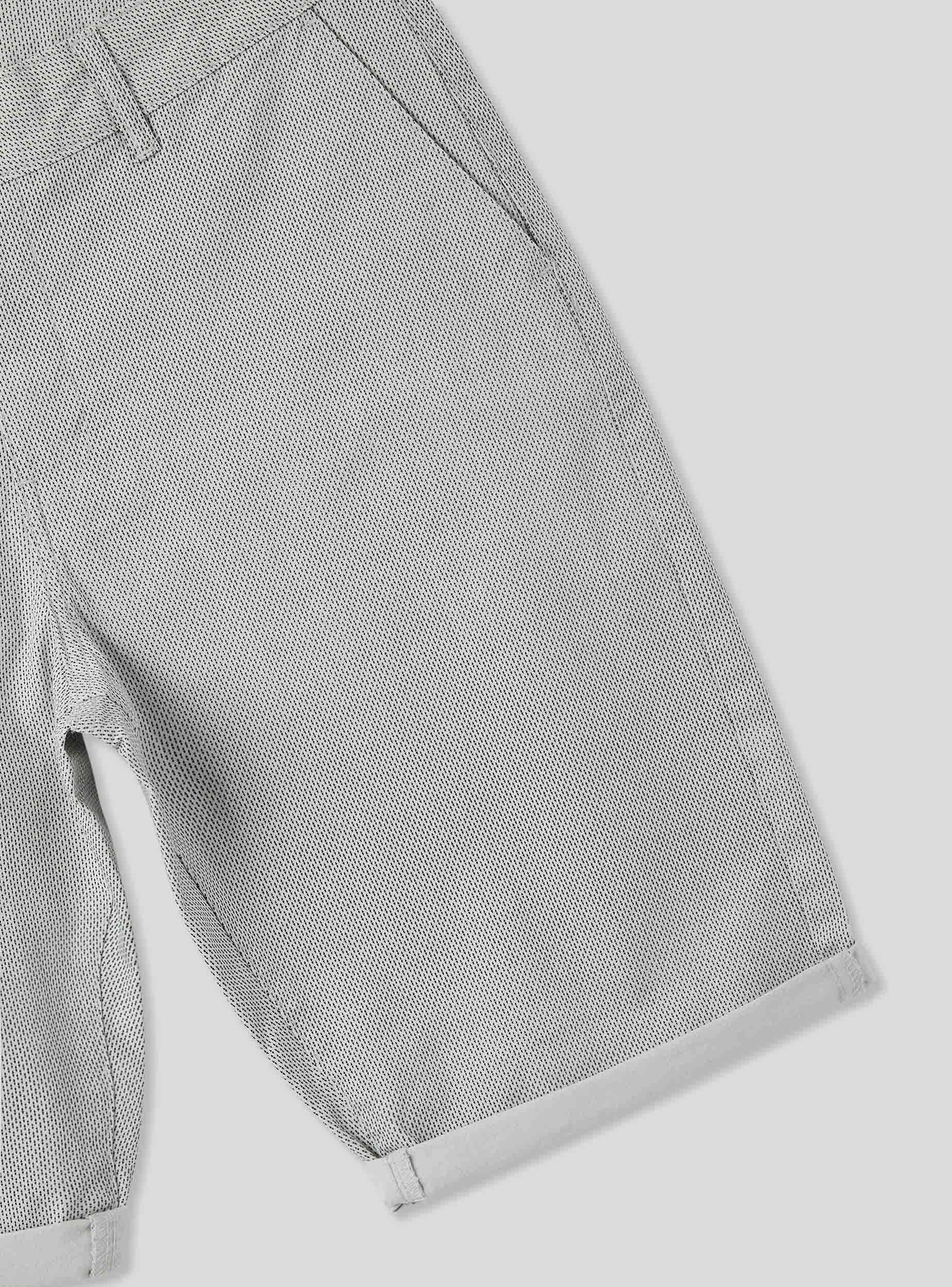 Pantaloncini con microfantasia geometrica - Image 5