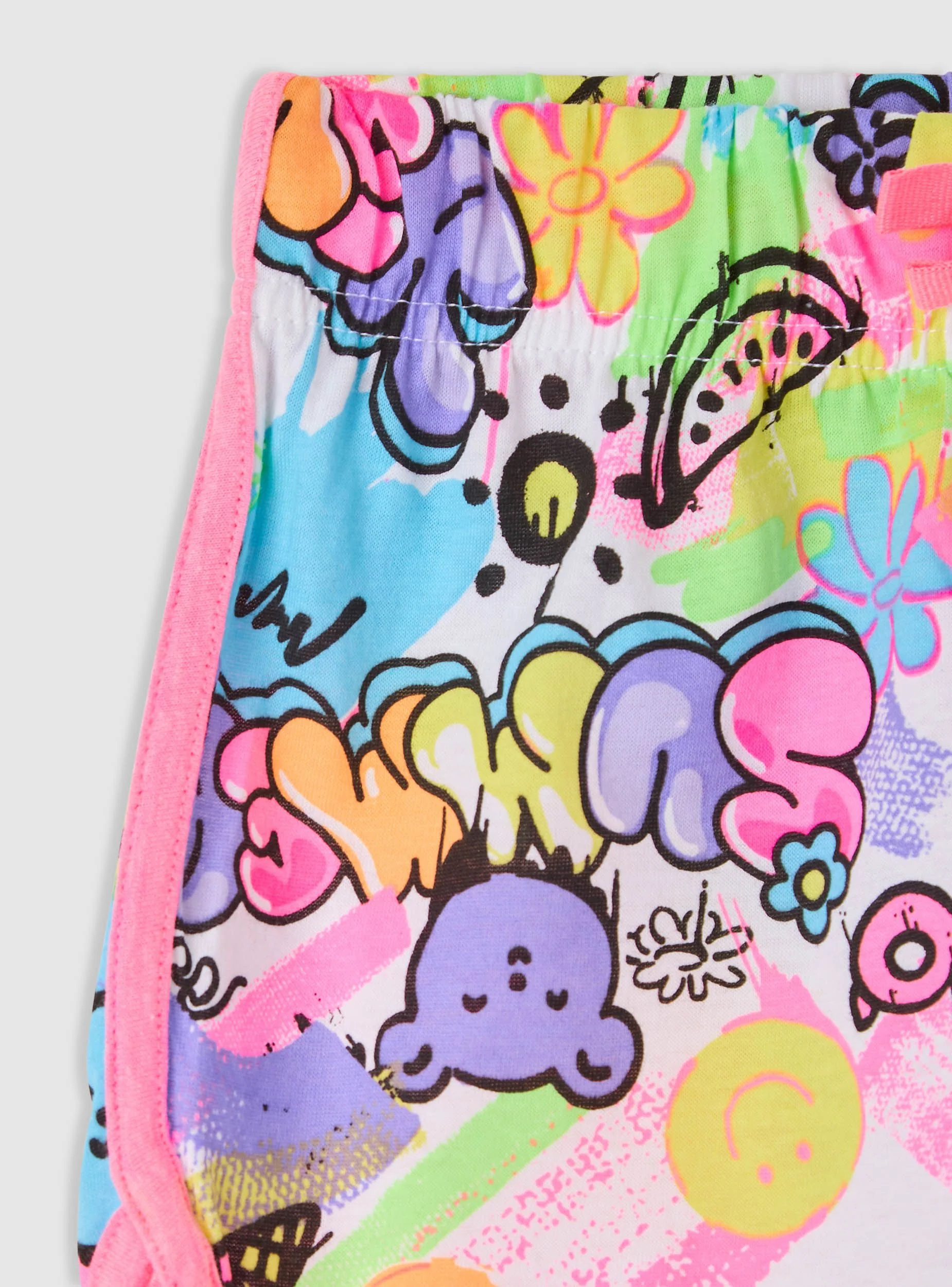 Pantaloncini con stampa graffiti - Image 3