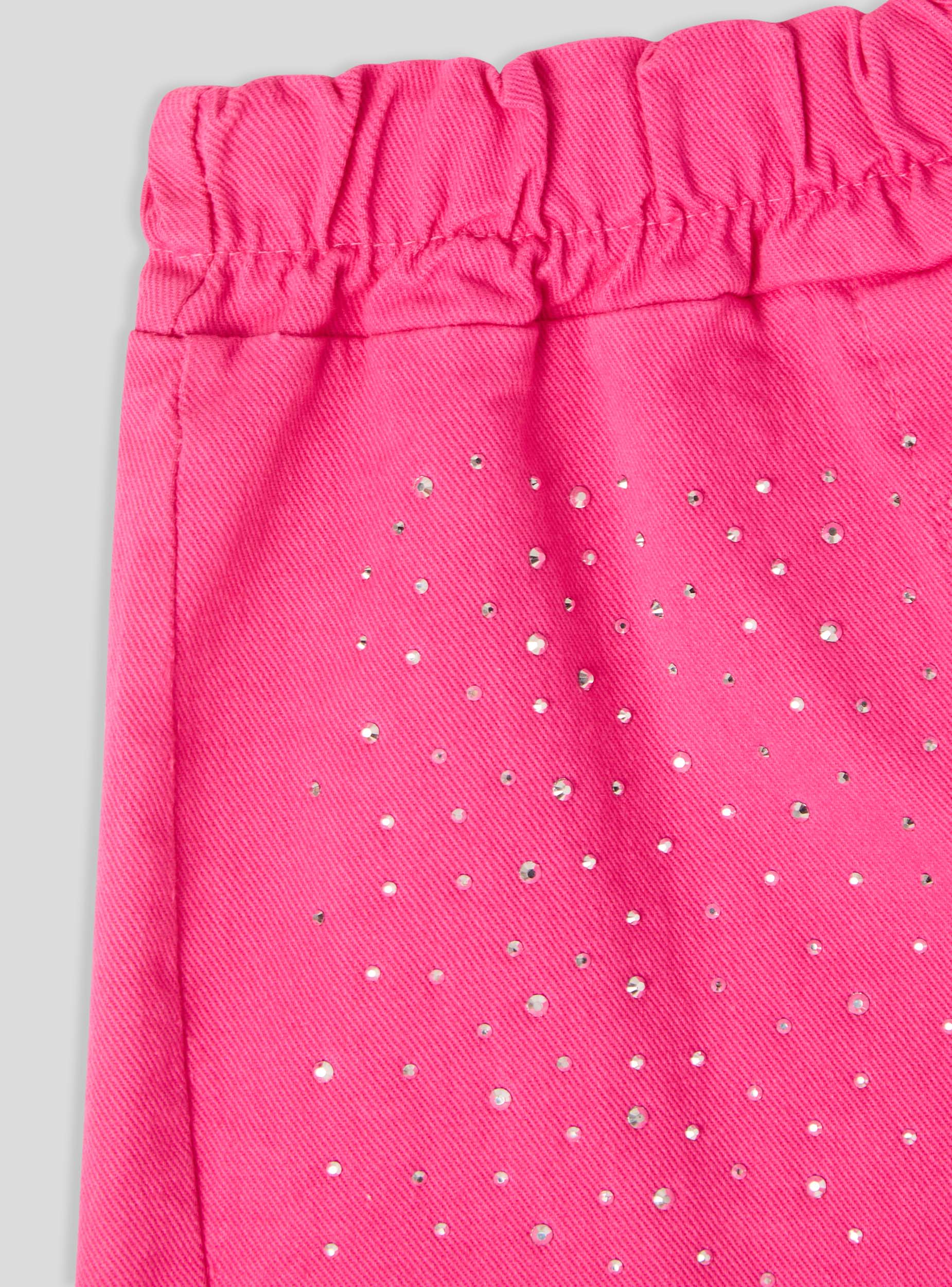 Pantaloncini con strass - Image 3