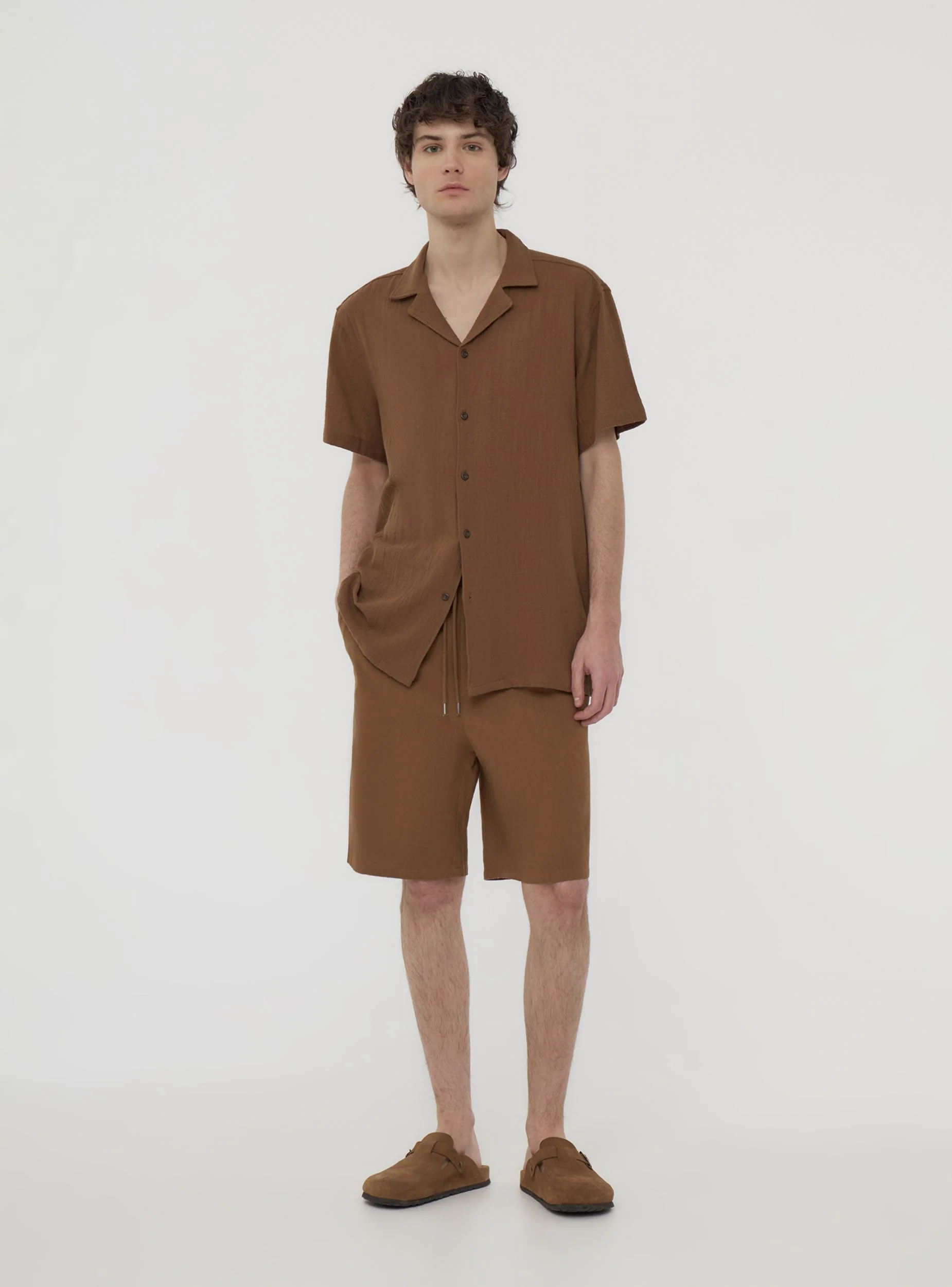 Pantaloncini con vita elasticizzata - Image 3