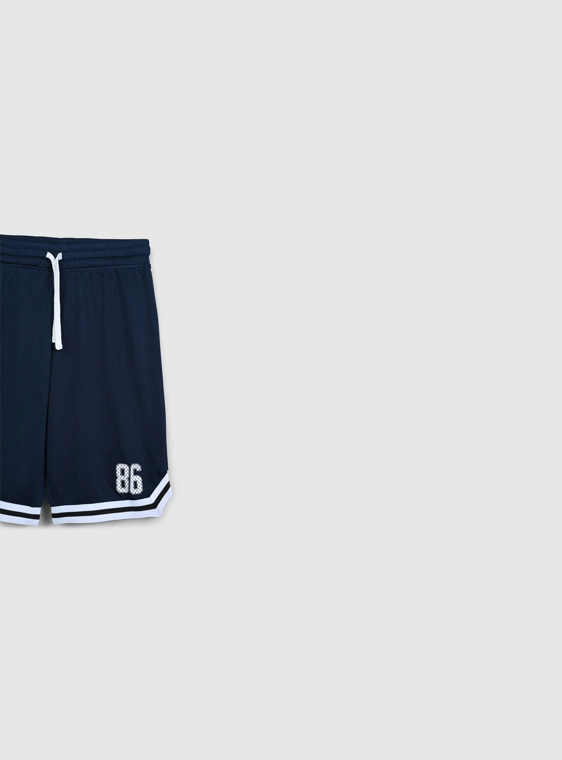 Pantaloncini in rete stile basket - Image 6