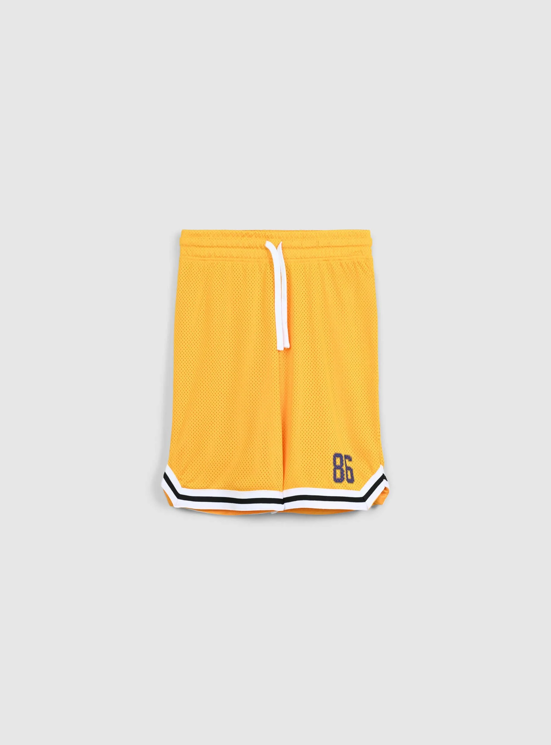Pantaloncini in rete stile basket - Image 6