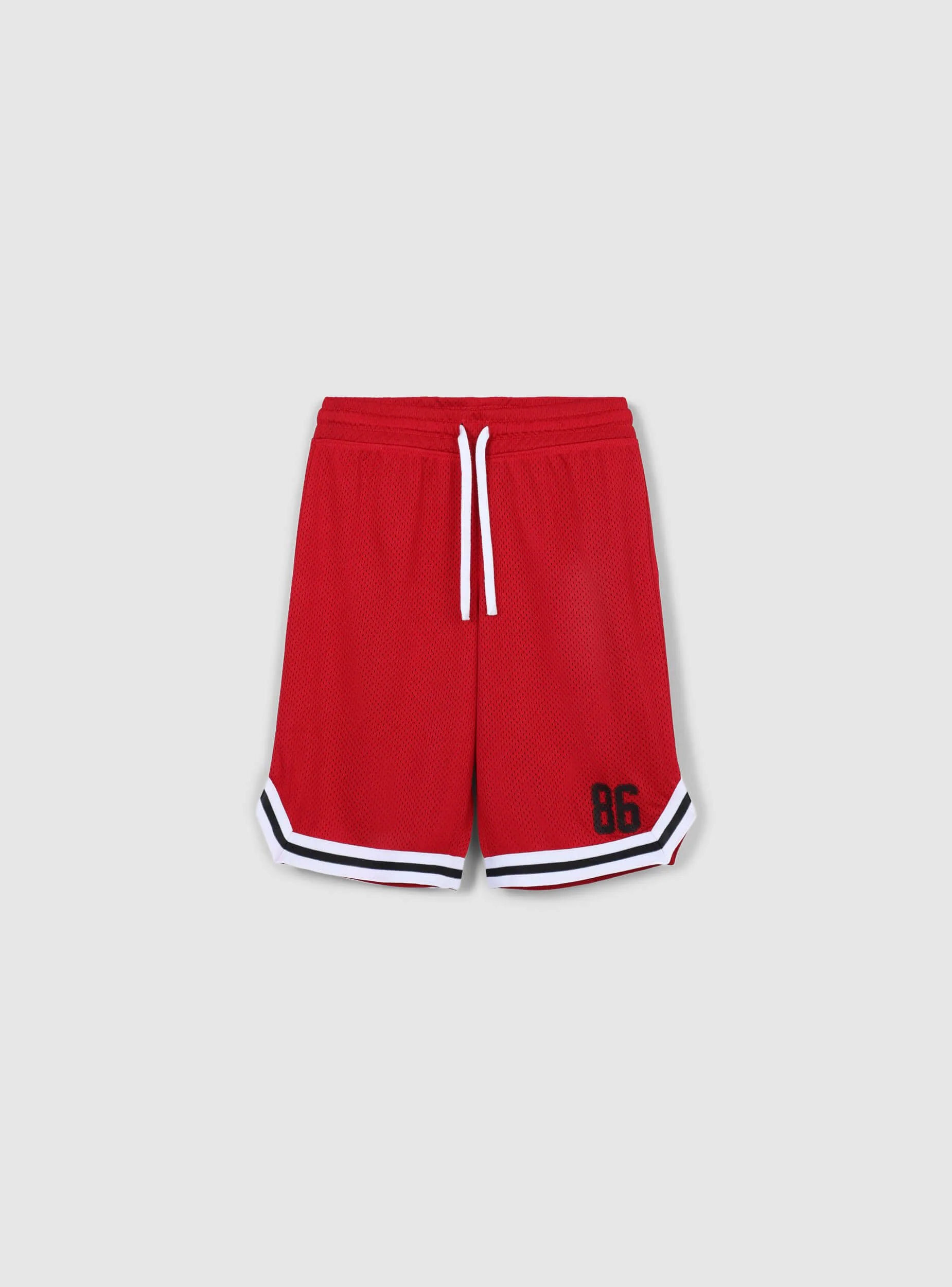 Pantaloncini in rete stile basket - Image 4