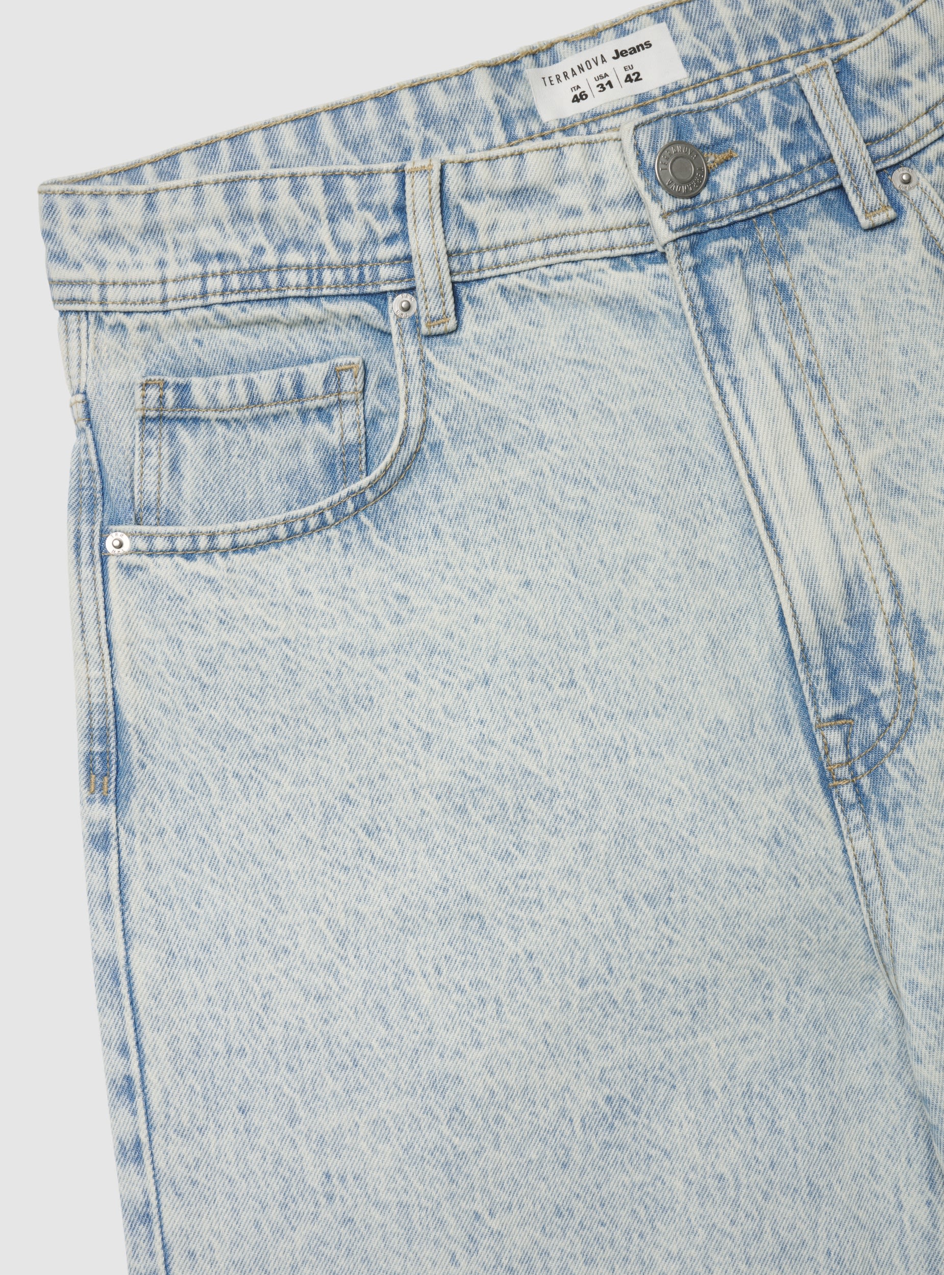 Pantaloncini jeans baggy a cinque tasche - Image 6