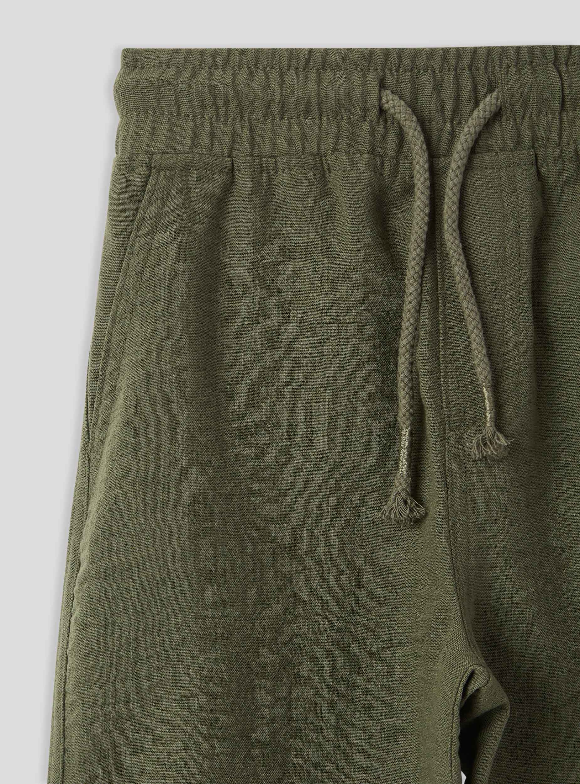 Pantaloncini jogger tessuto leggero - Image 5