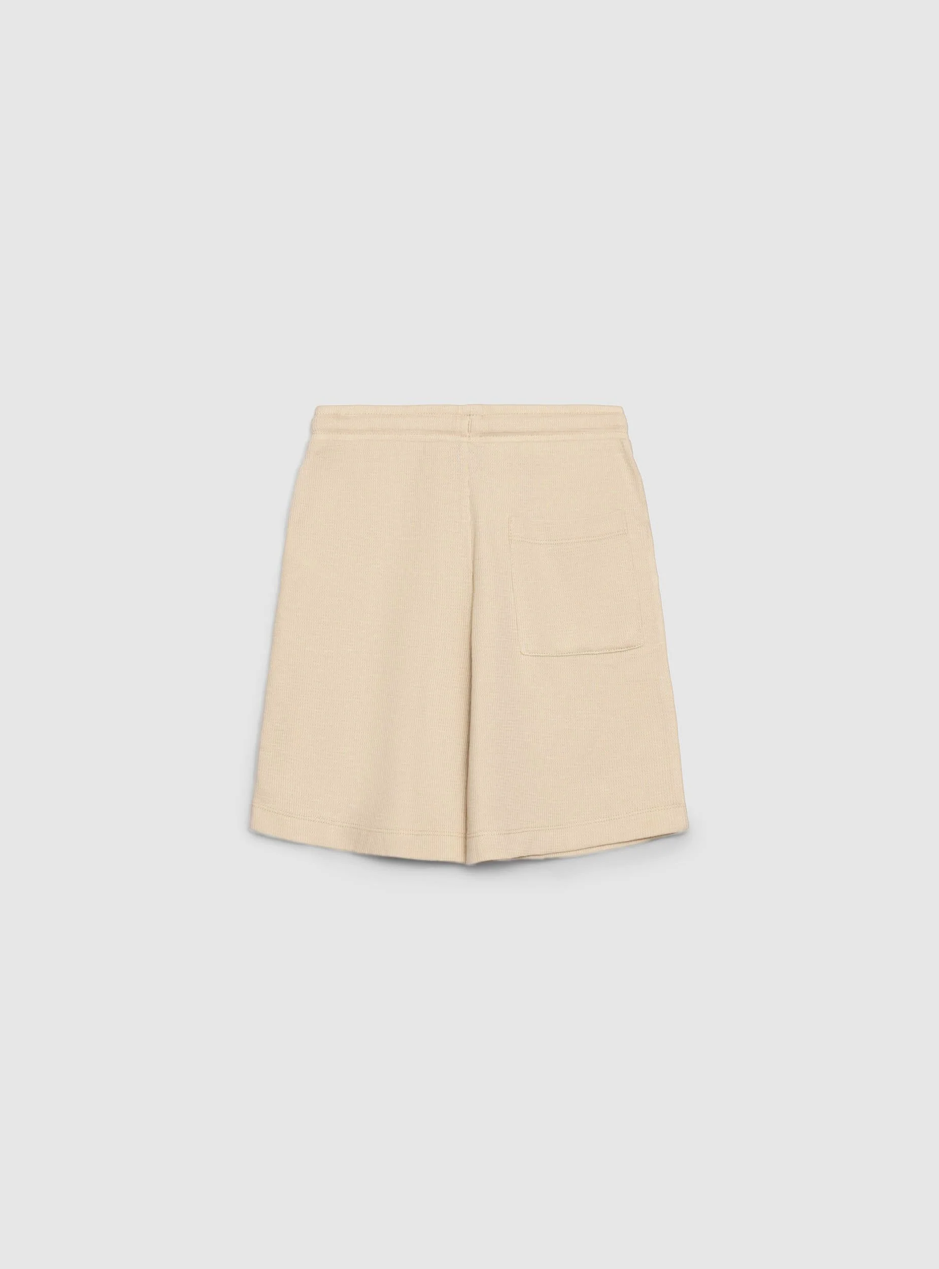 Pantaloncini jogger waffle con coulisse - Image 6