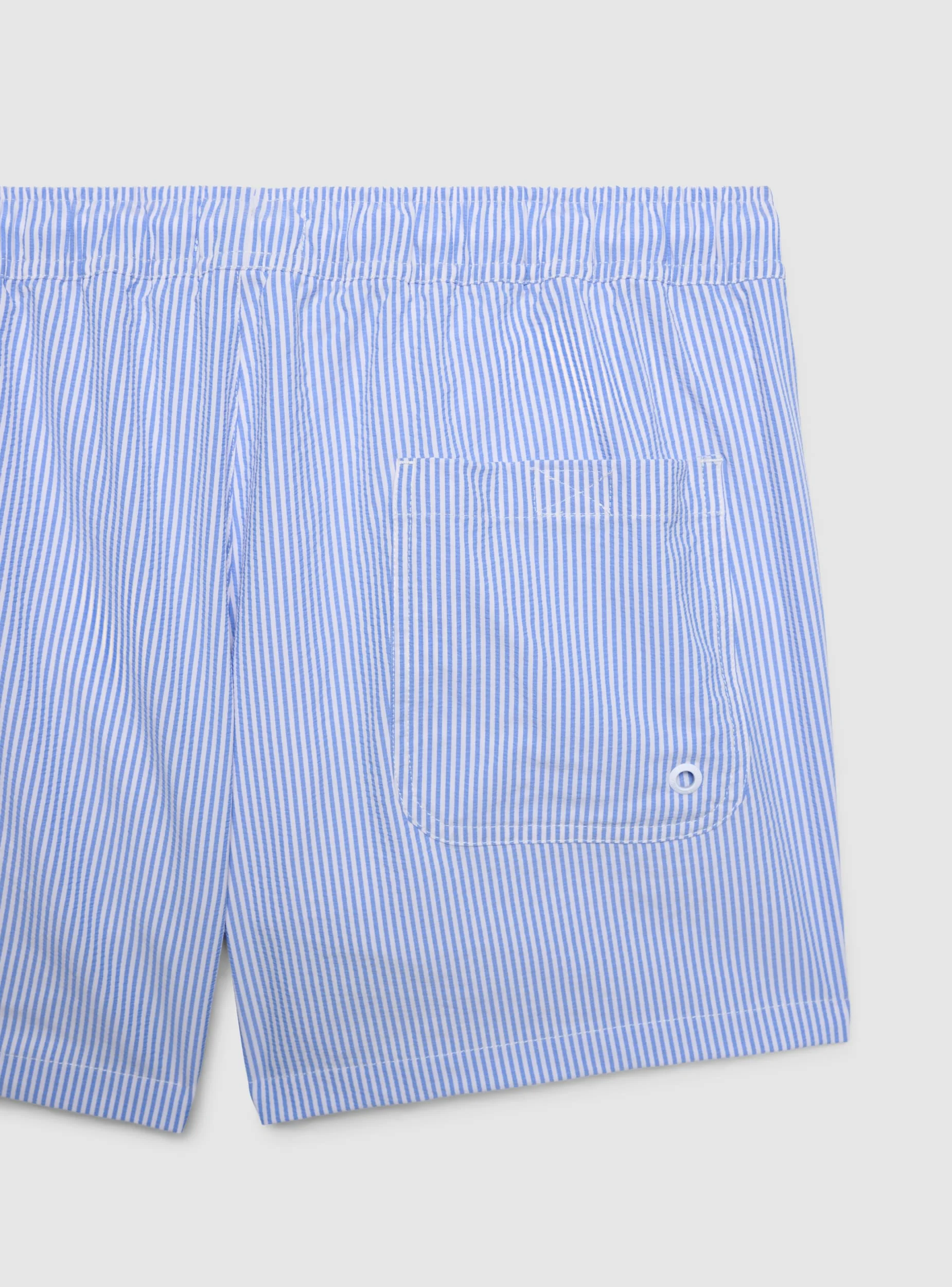 Pantaloncini mare a righe con coulisse - Image 5