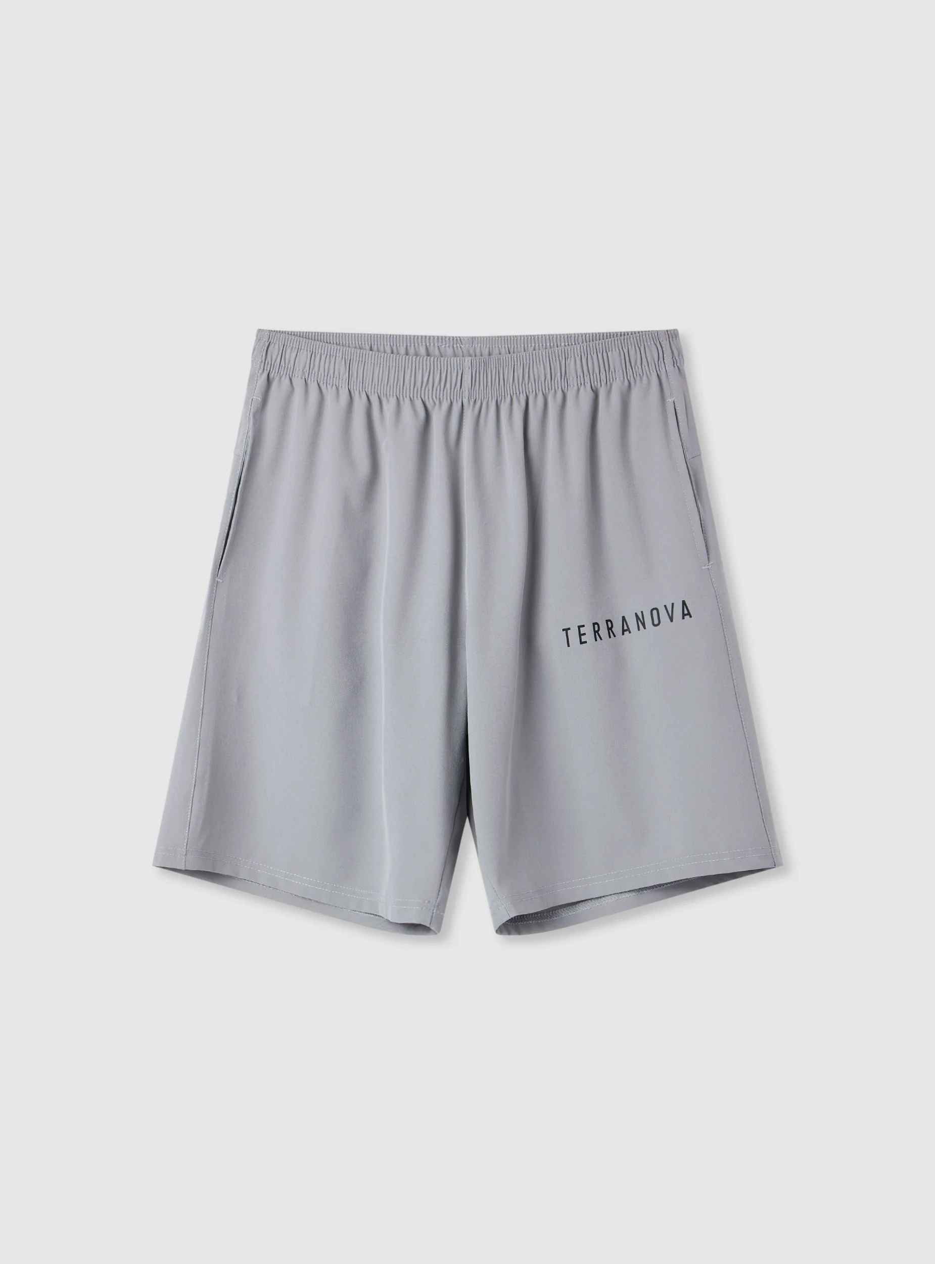 Pantaloncini sportivi a tinta unita con logo
