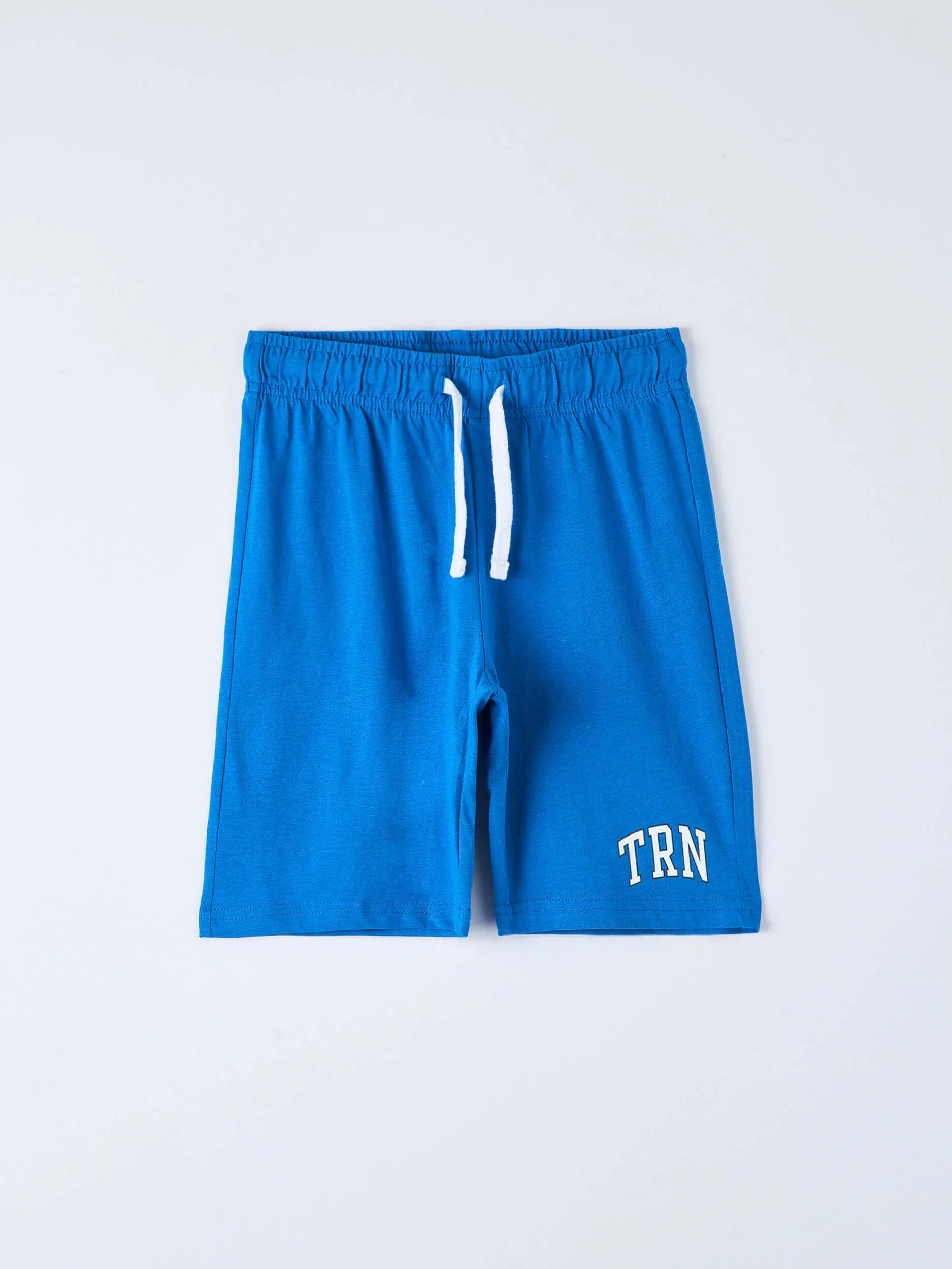 Pantaloncini sportivi con coulisse e scritta