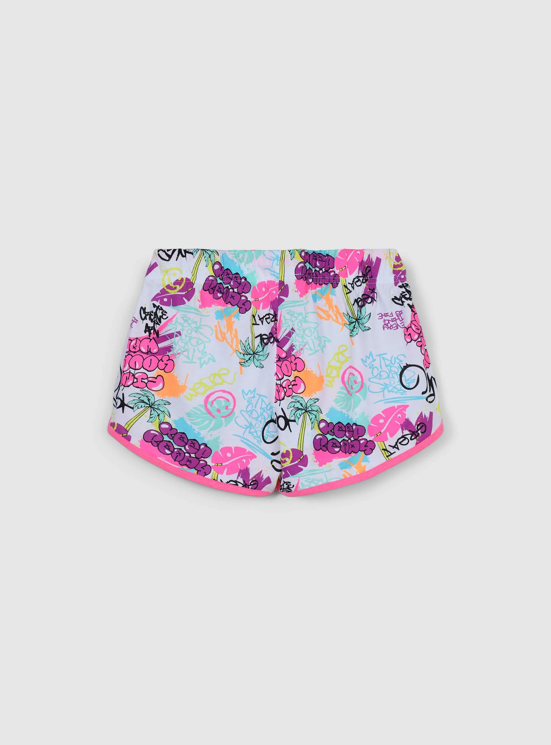 Pantaloncini stampa stile graffiti - Image 4