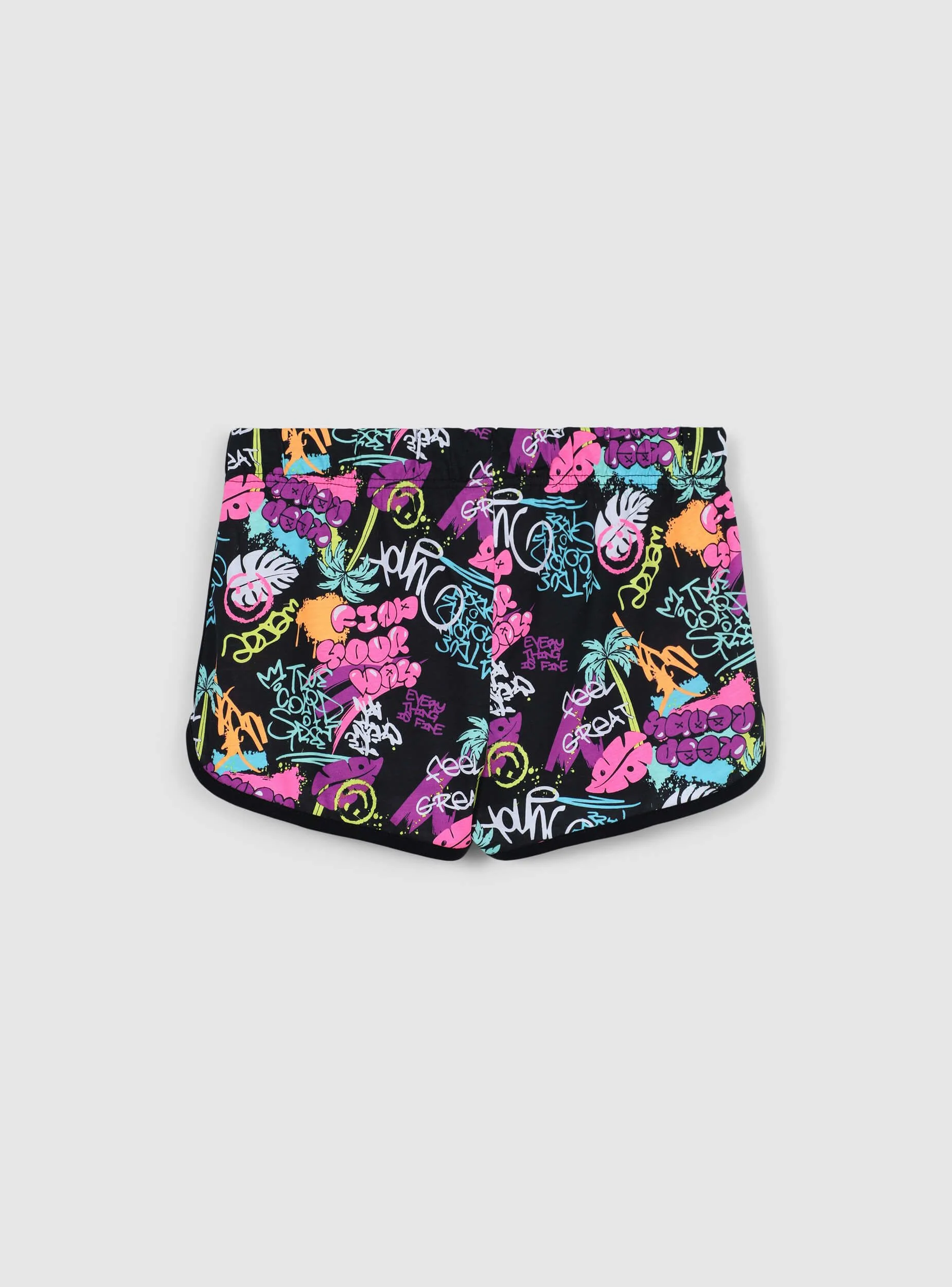 Pantaloncini stampa stile graffiti - Image 5