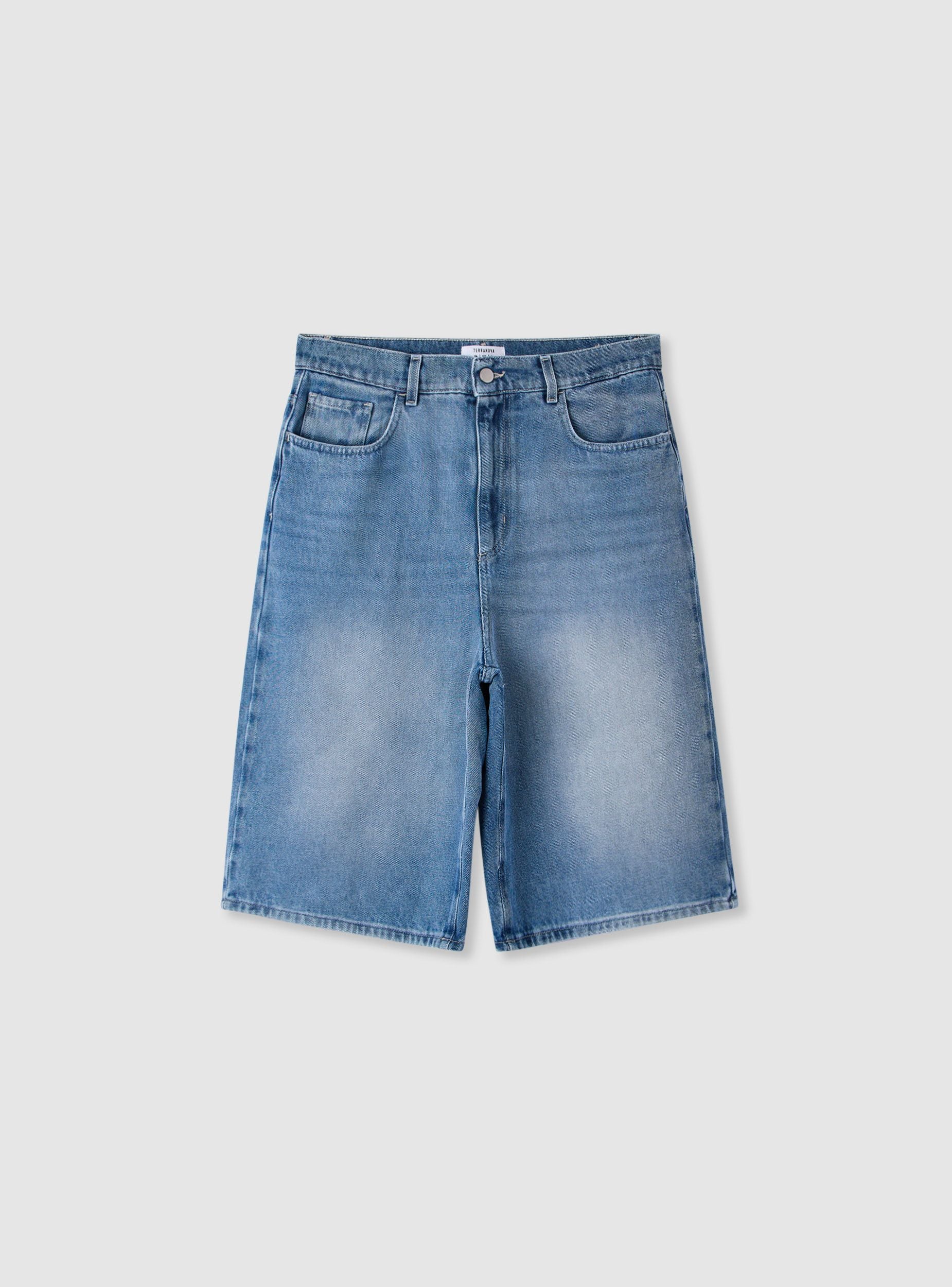Pantaloncini super baggy a cinque tasche - Image 2