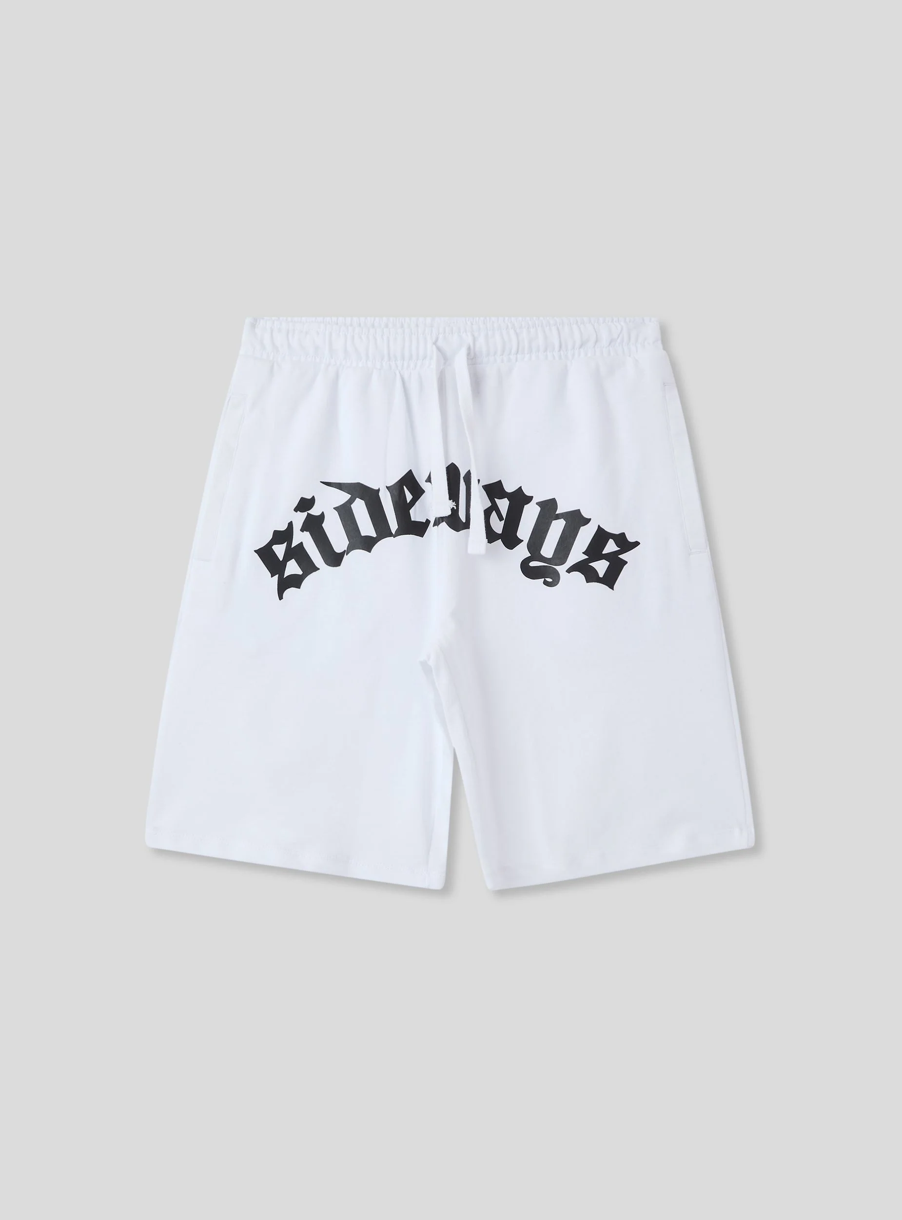 Pantaloncini tuta con scritta in stile gotico - Image 4