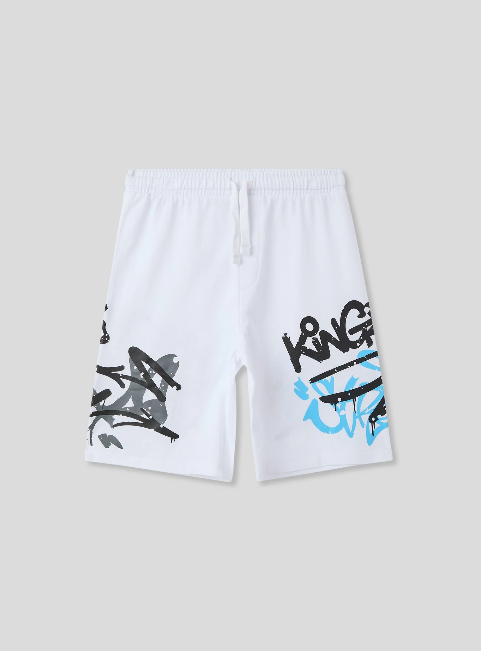 Pantaloncini tuta con stampa graffiti - Image 4