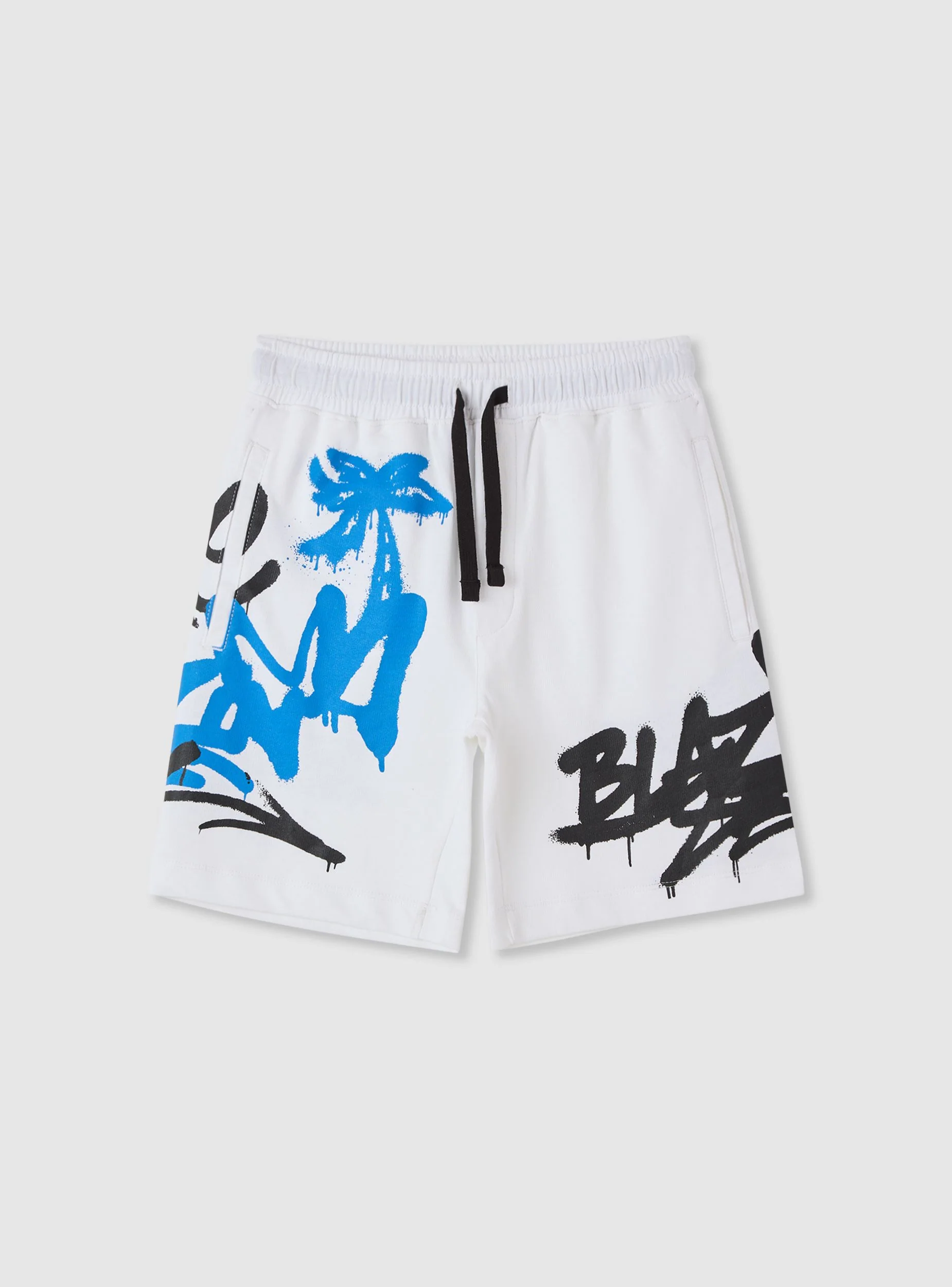 Pantaloncini tuta con stampa graffiti - Image 6