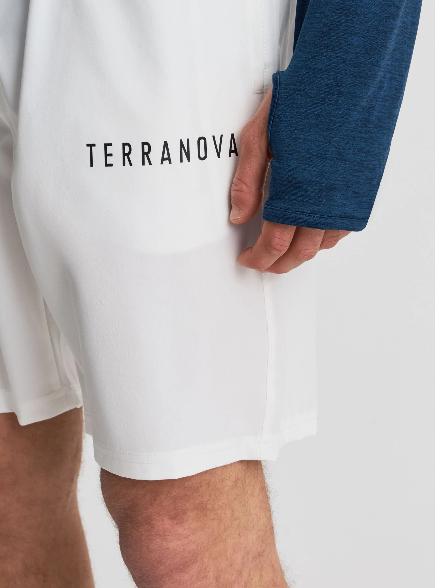 Pantaloncini tuta sportivi con coulisse e scritta - Image 3