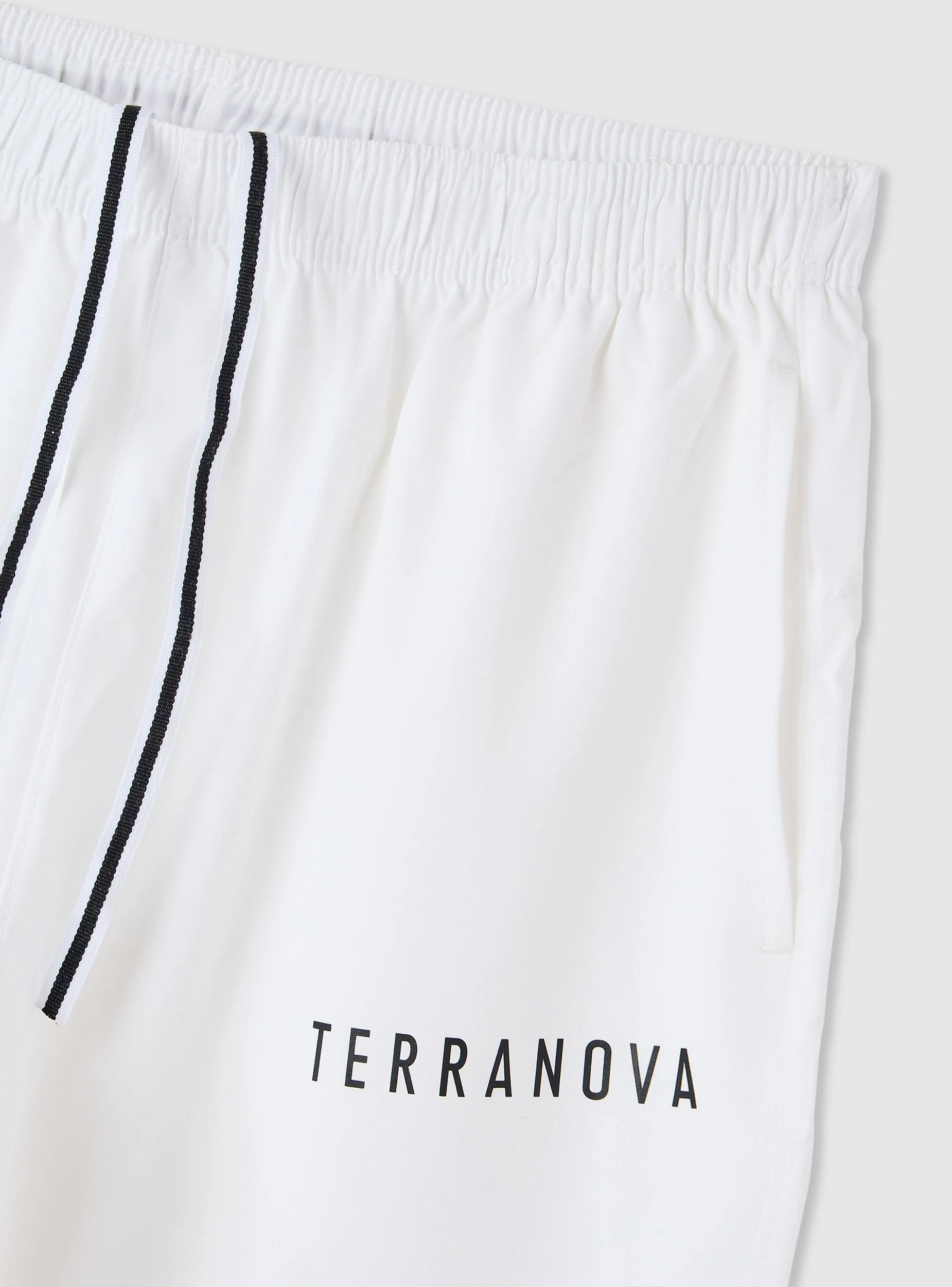 Pantaloncini tuta sportivi con coulisse e scritta - Image 5