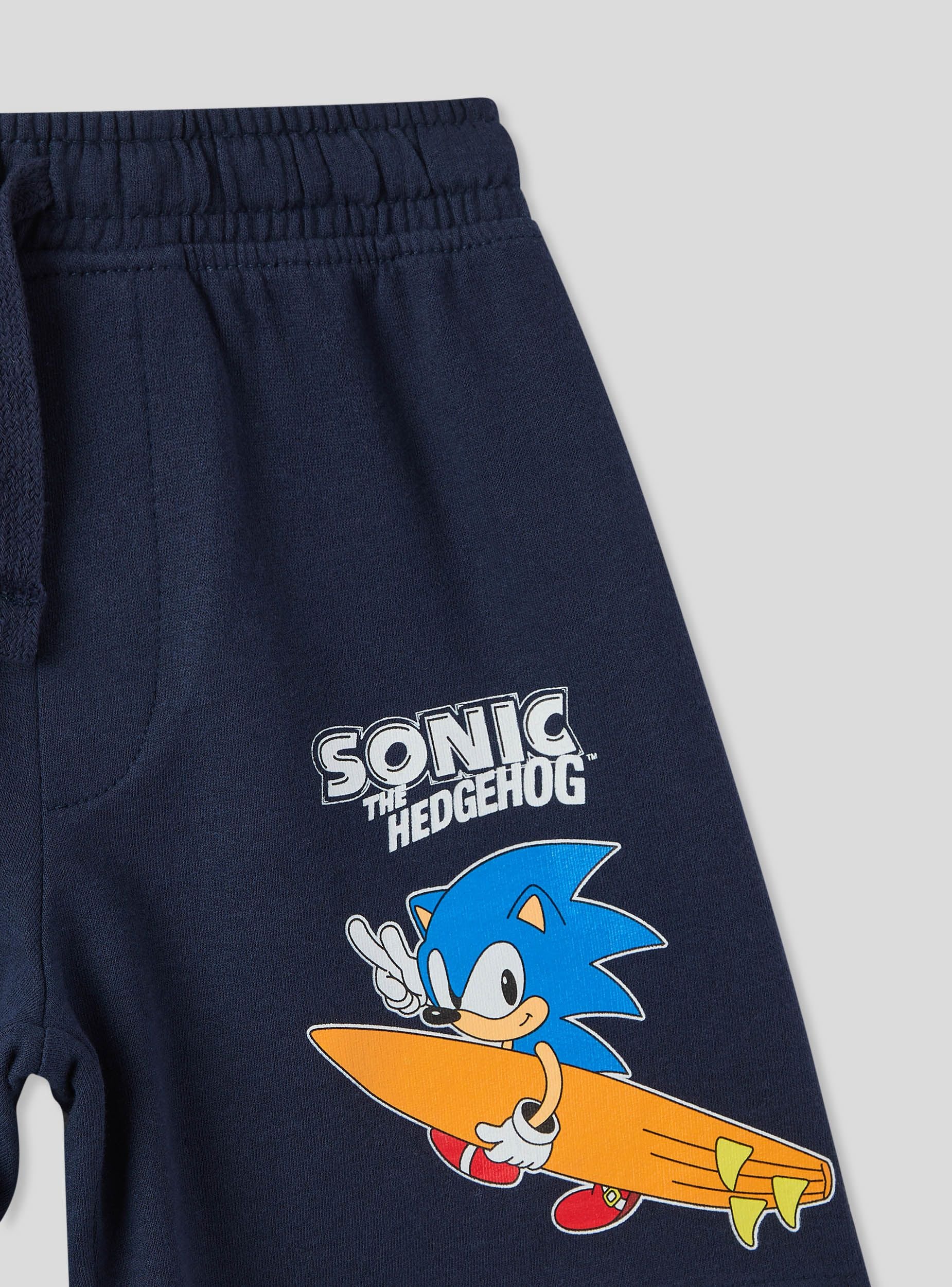 Pantaloncini tuta stampa Sonic® con coulisse - Image 6