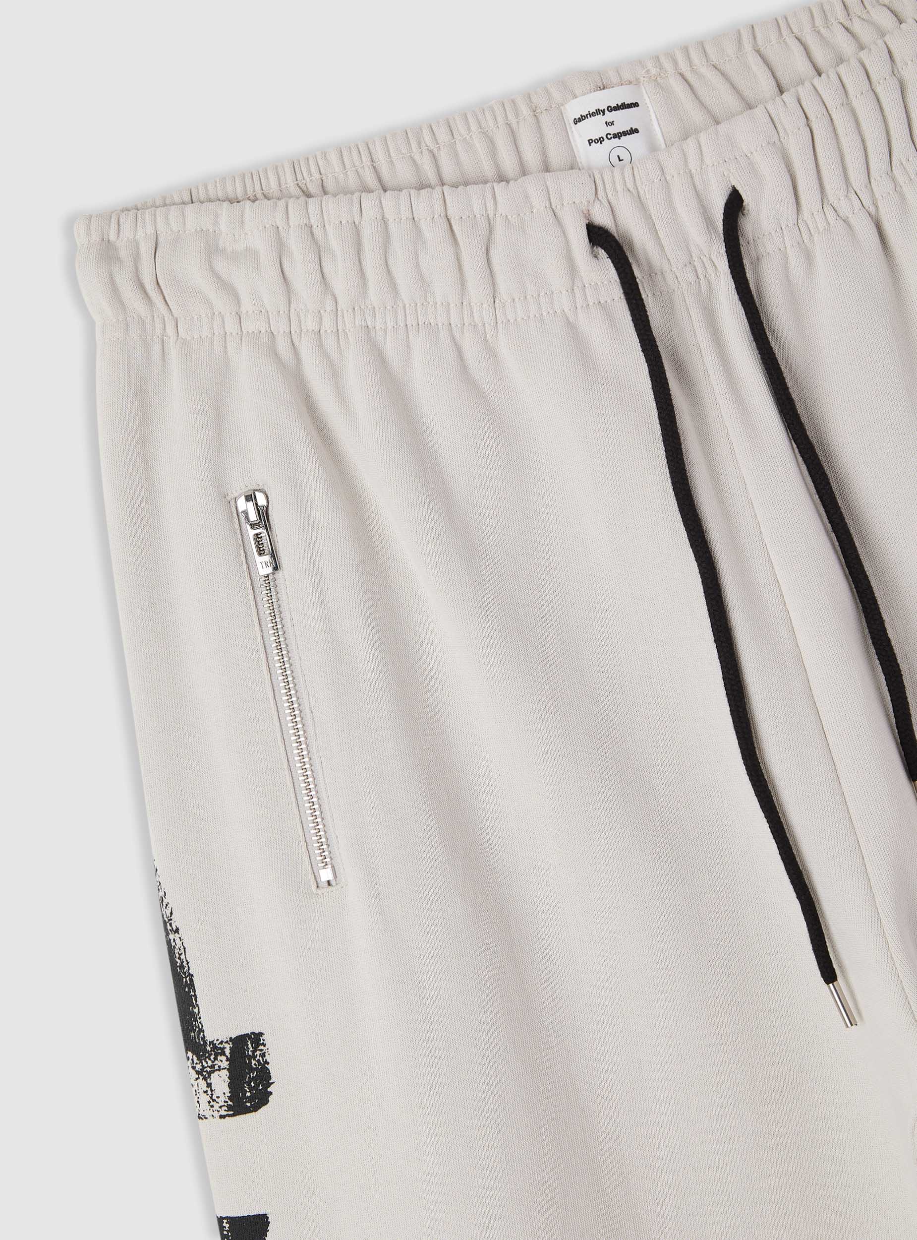 Pantaloncini tuta super baggy con stampa graffiti TRNPOPLAB - Image 5