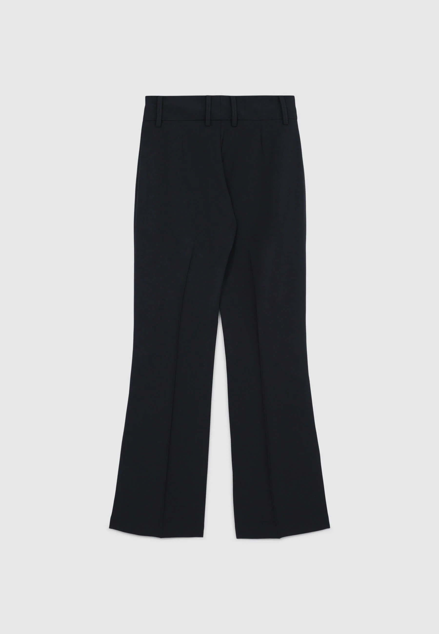 Pantaloni a zampa con fascia vita alta - Image 4
