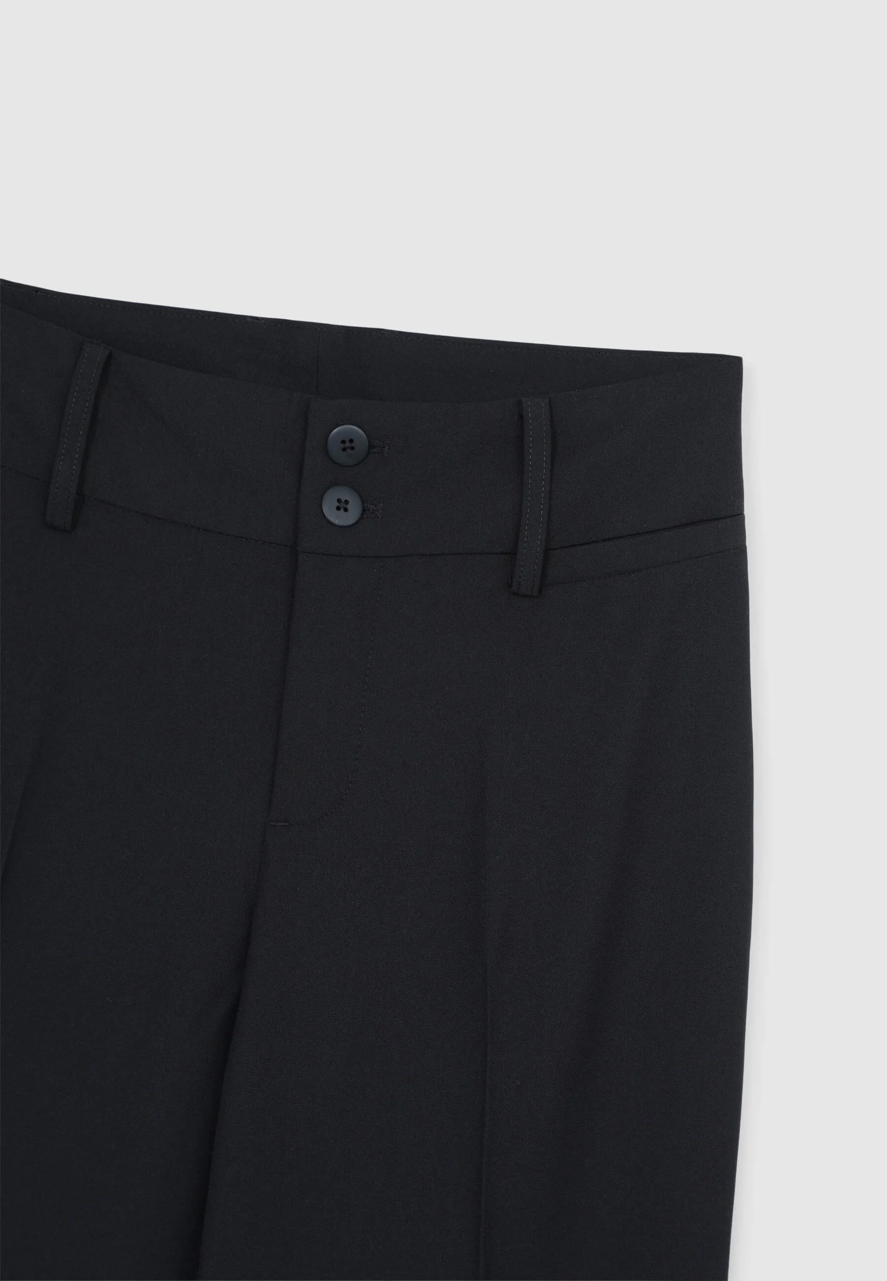 Pantaloni a zampa con fascia vita alta - Image 6