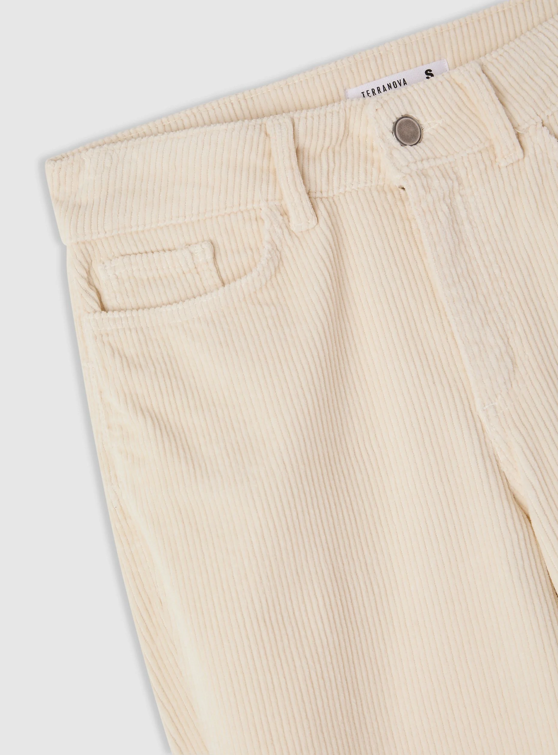 Pantaloni a zampa effetto velluto - Image 5