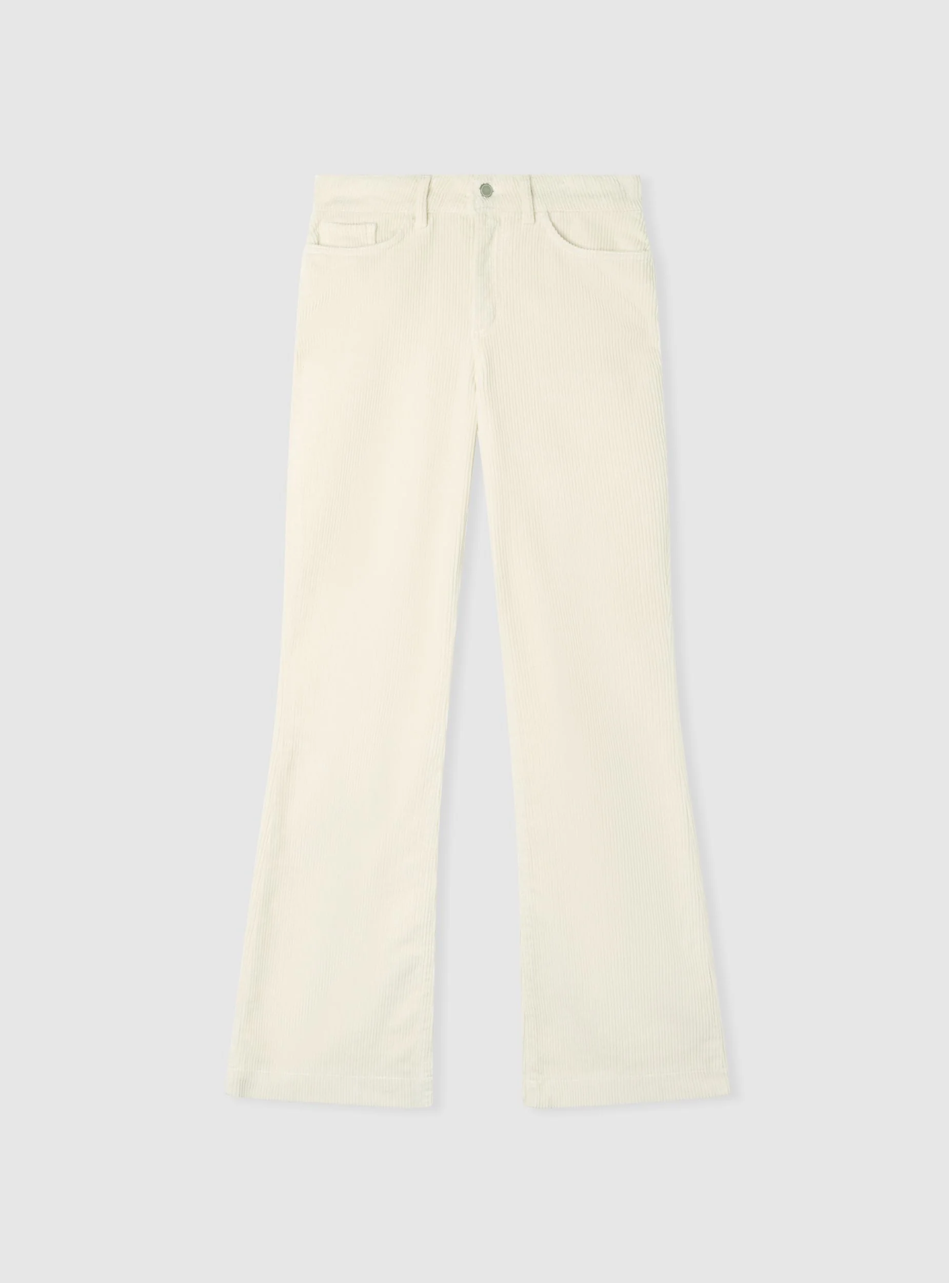 Pantaloni a zampa effetto velluto - Image 7