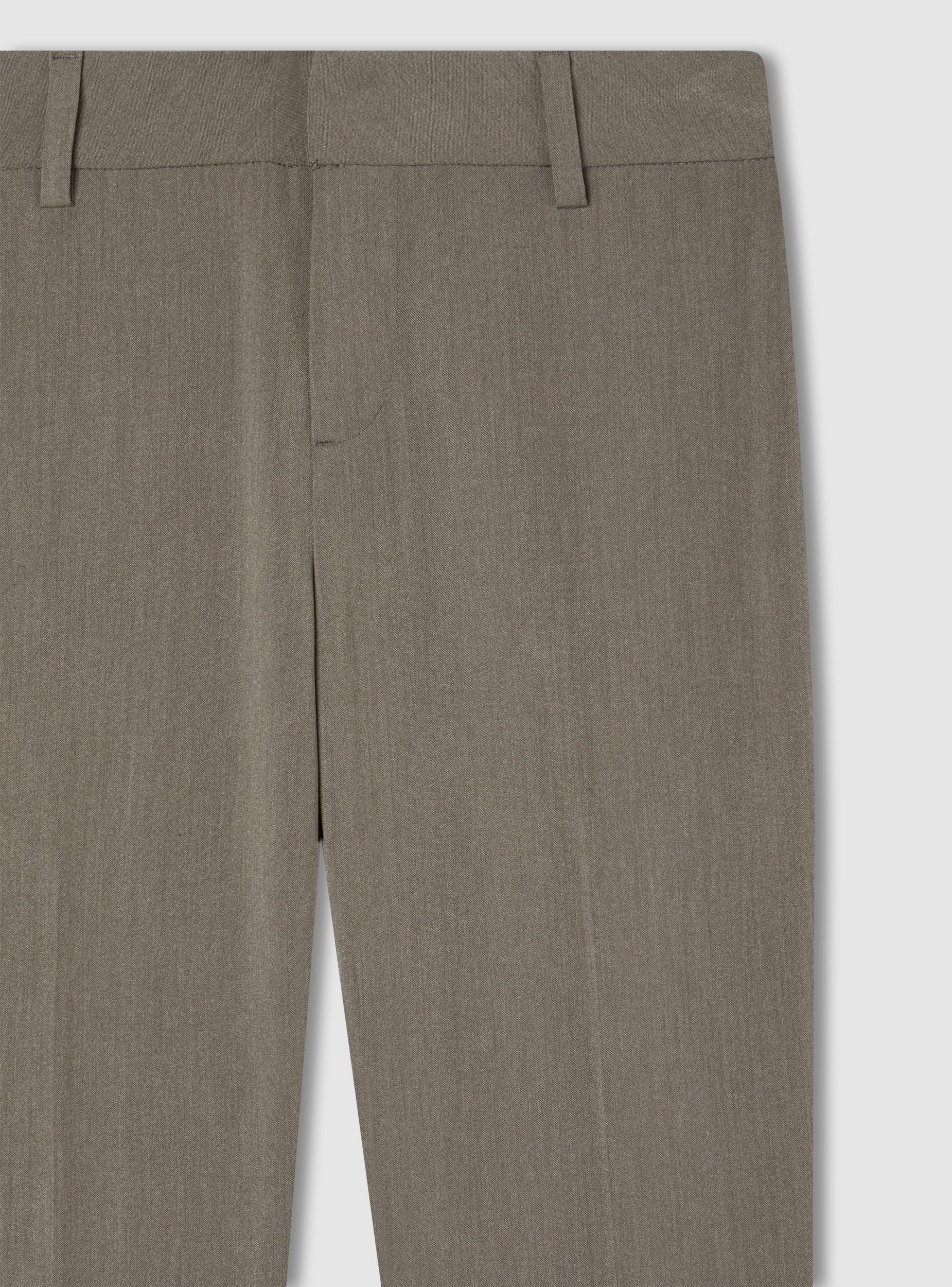 Pantaloni a zampa melange - Image 5
