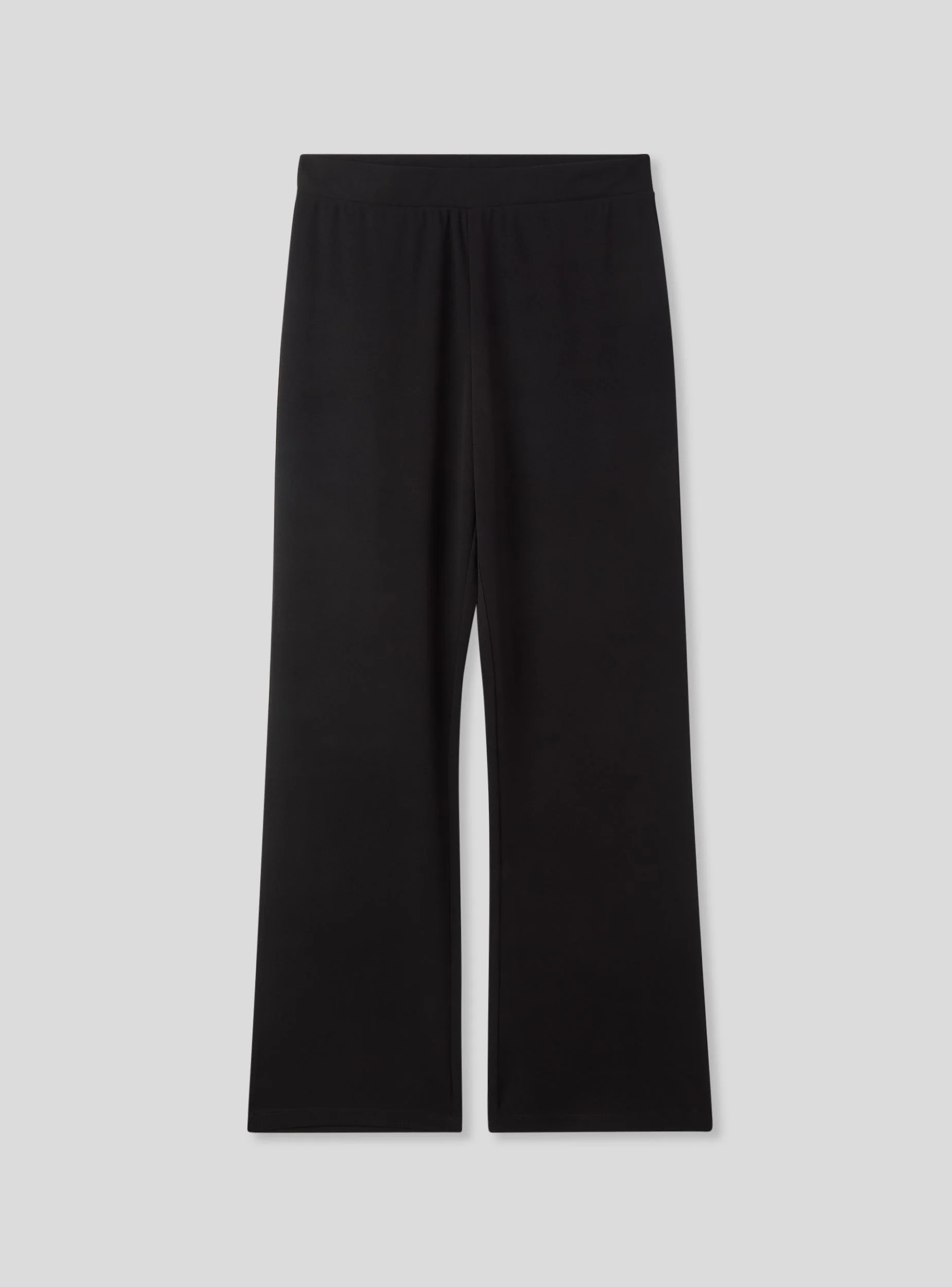 Pantaloni a zampa tinta unita - Image 5