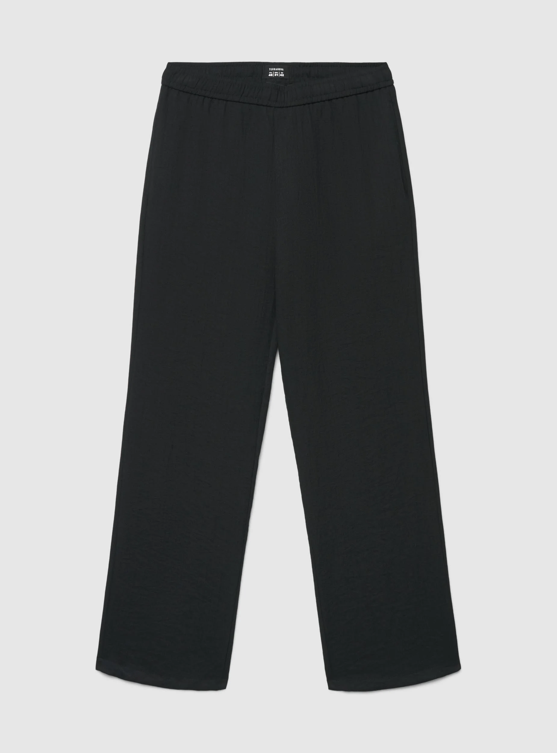 Pantaloni baggy a tinta unita - Image 5