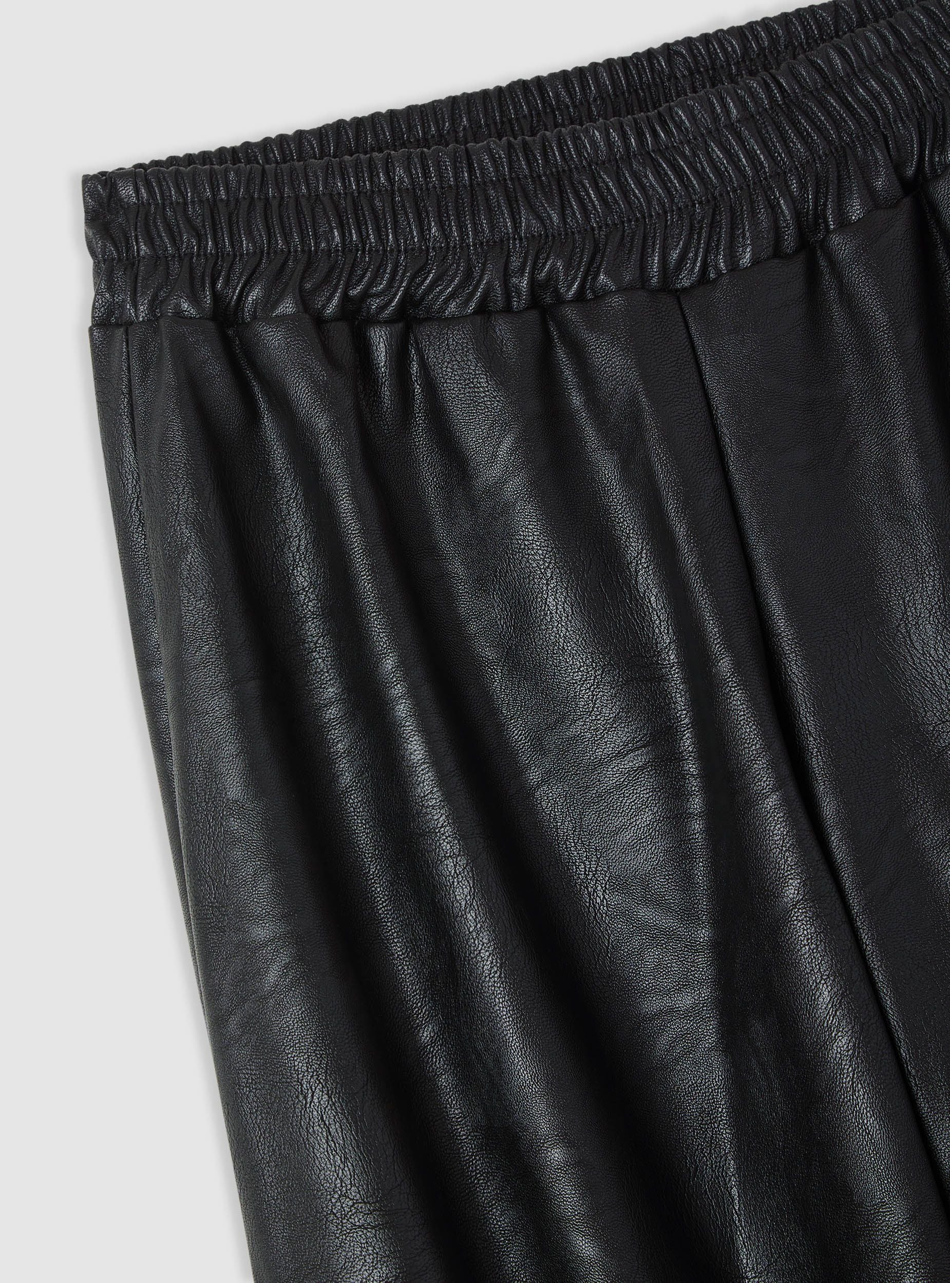 Pantaloni baggy in similpelle - Image 5