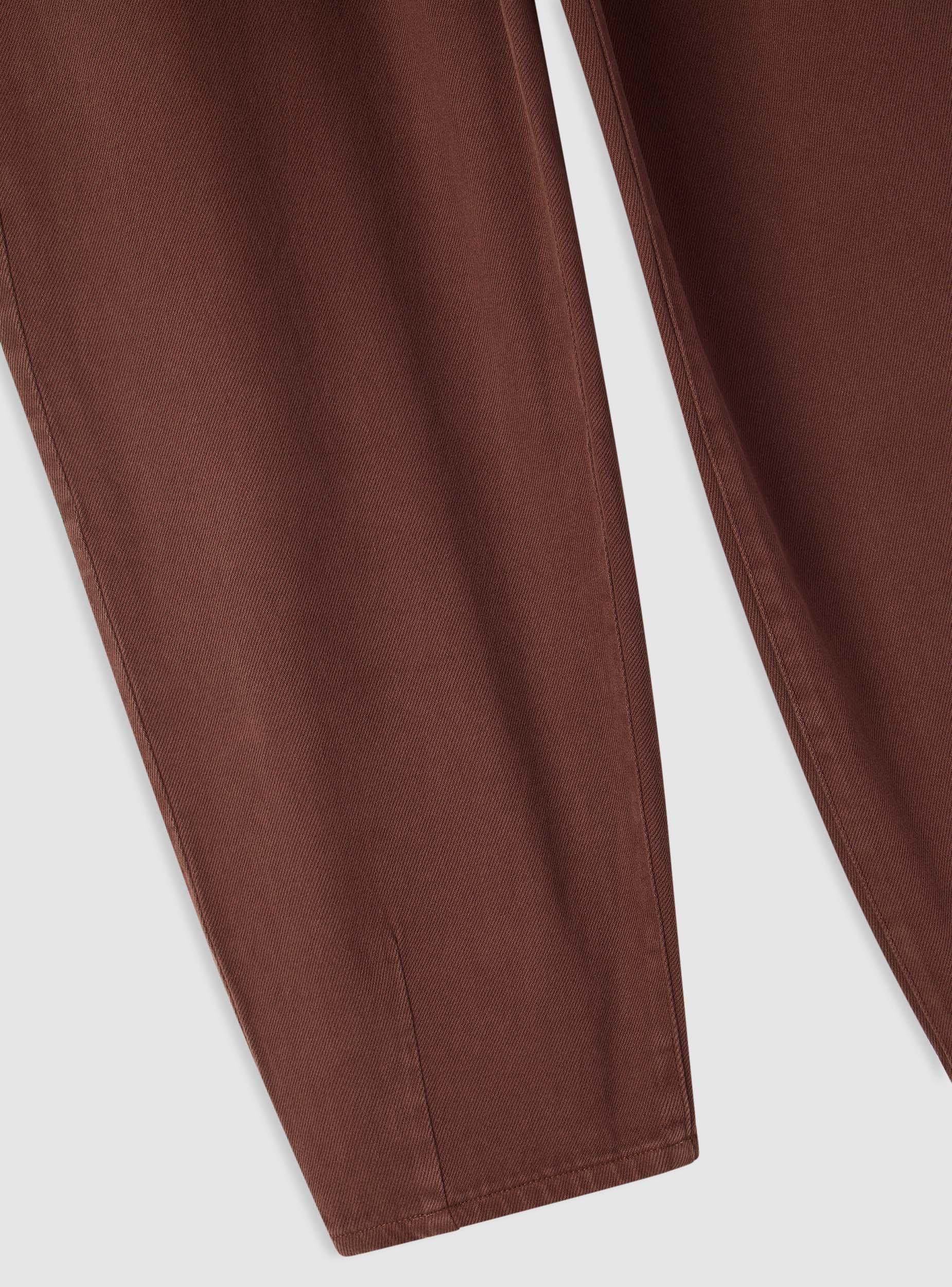 Pantaloni balloon a tinta unita con pinces - Image 6